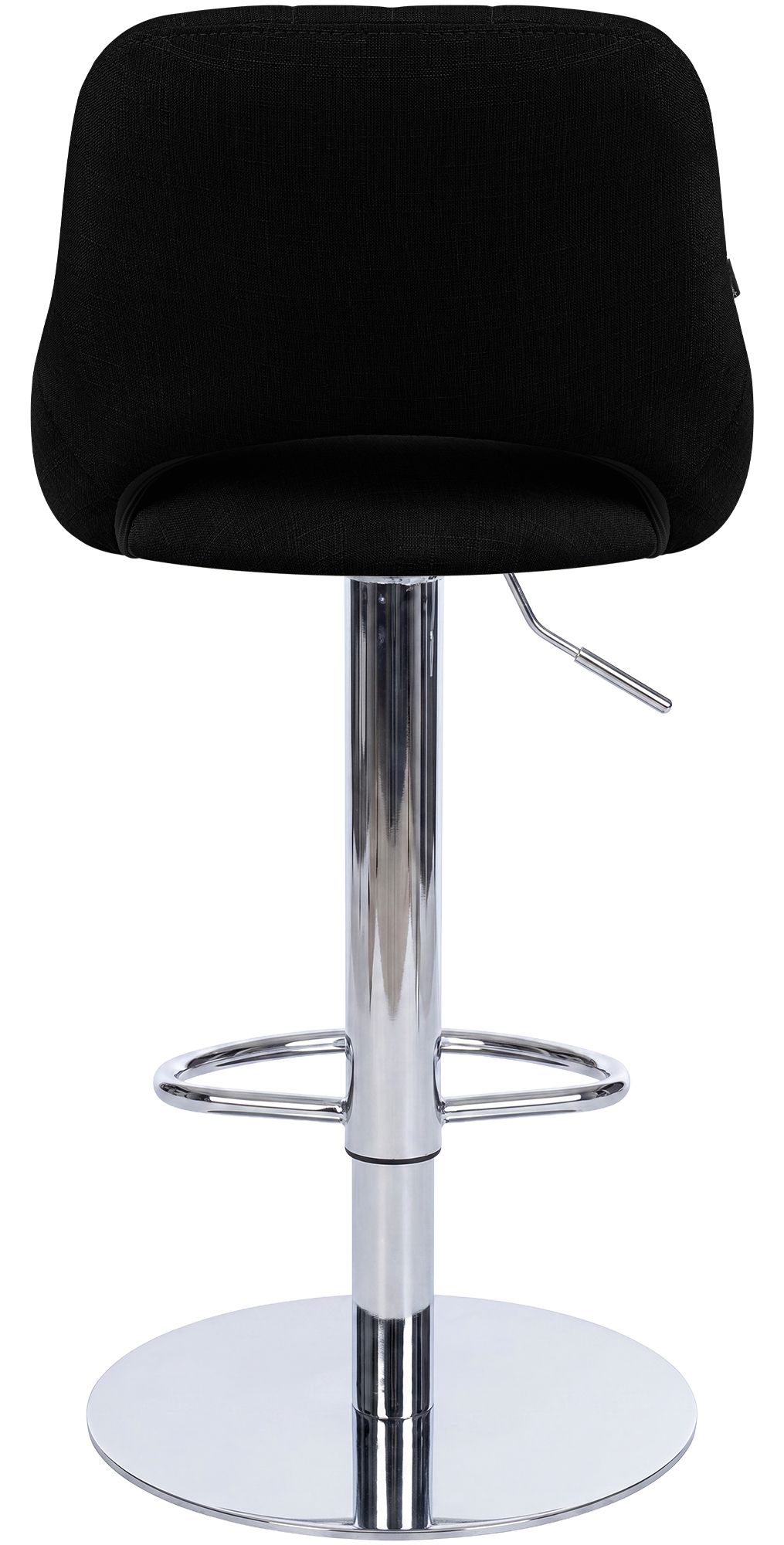 Tabouret de bar Milet avec structure stable chromée