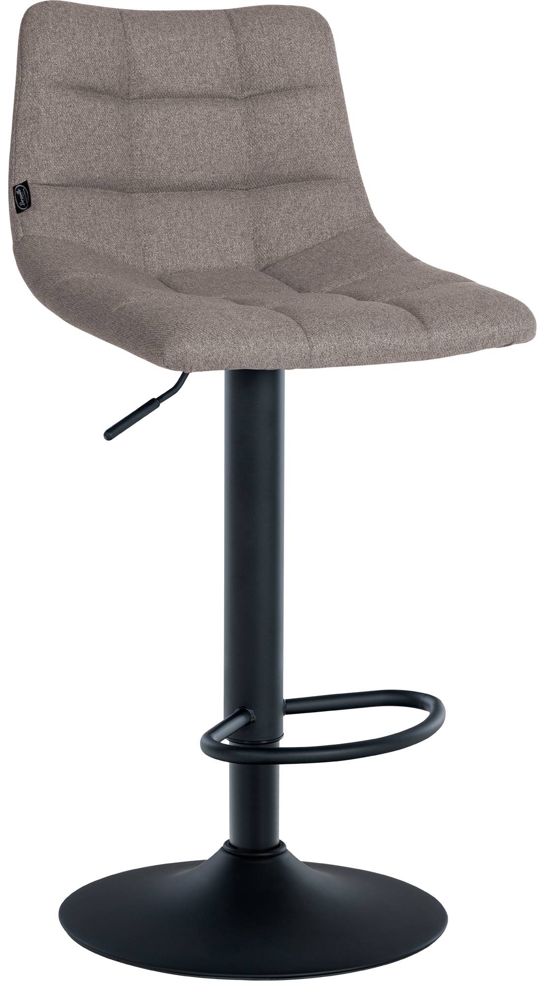 Lot de 2 tabourets de bar Jerry tissu