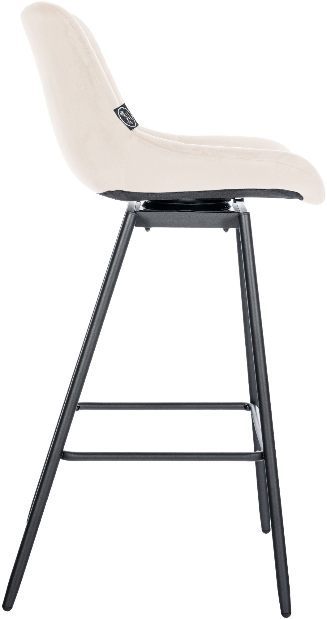Lot de 4 tabourets de bar Weston pivotants