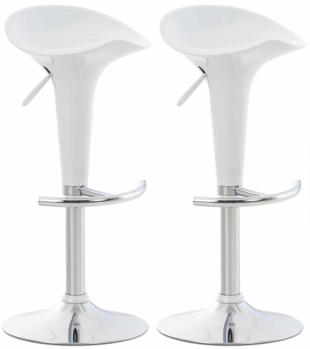 Lot de 2 Tabourets de Bar Saddle