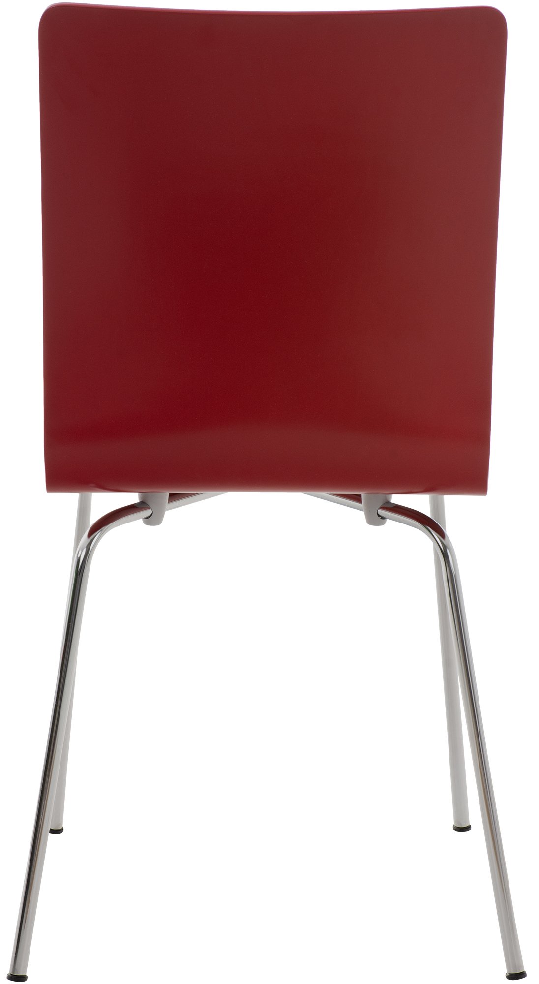 Set 2 Chaises Pepe en bois Rouge