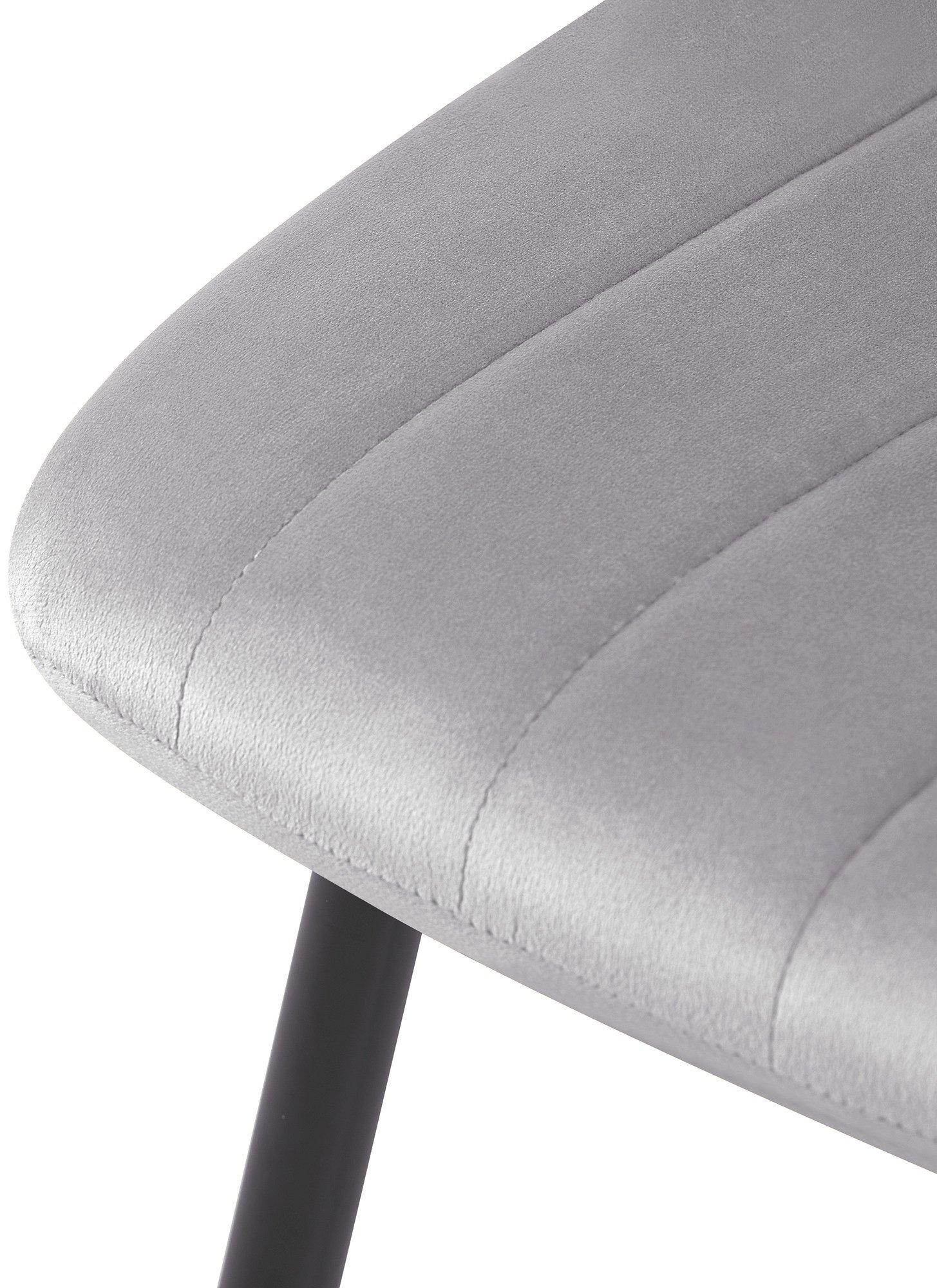 Chaise de salle à manger Dijon avec Piètement en métal noir