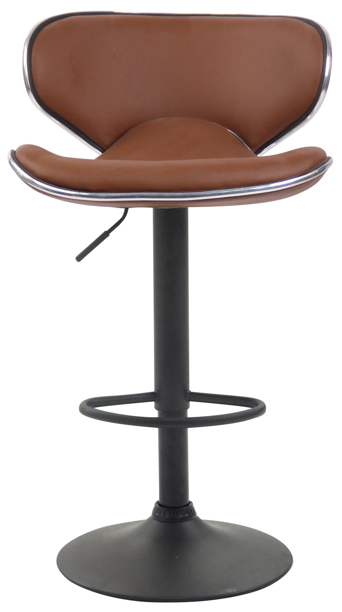 Tabouret de bar Las Vegas V2 similicuir avec pied en métal