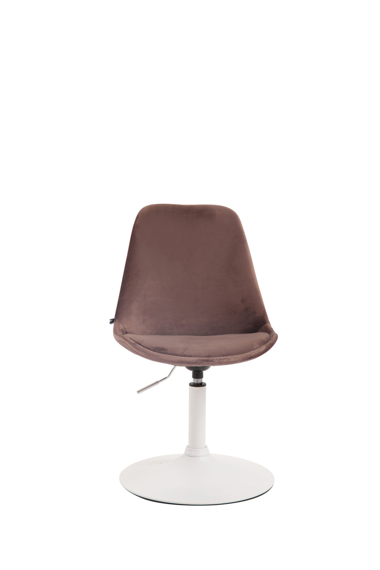 Chaise de salle à manger Maverick en velours avec pied trompette