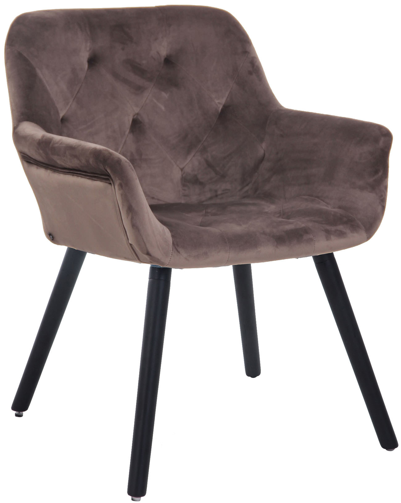 Chaise de salle à manger Cassidy en Velours