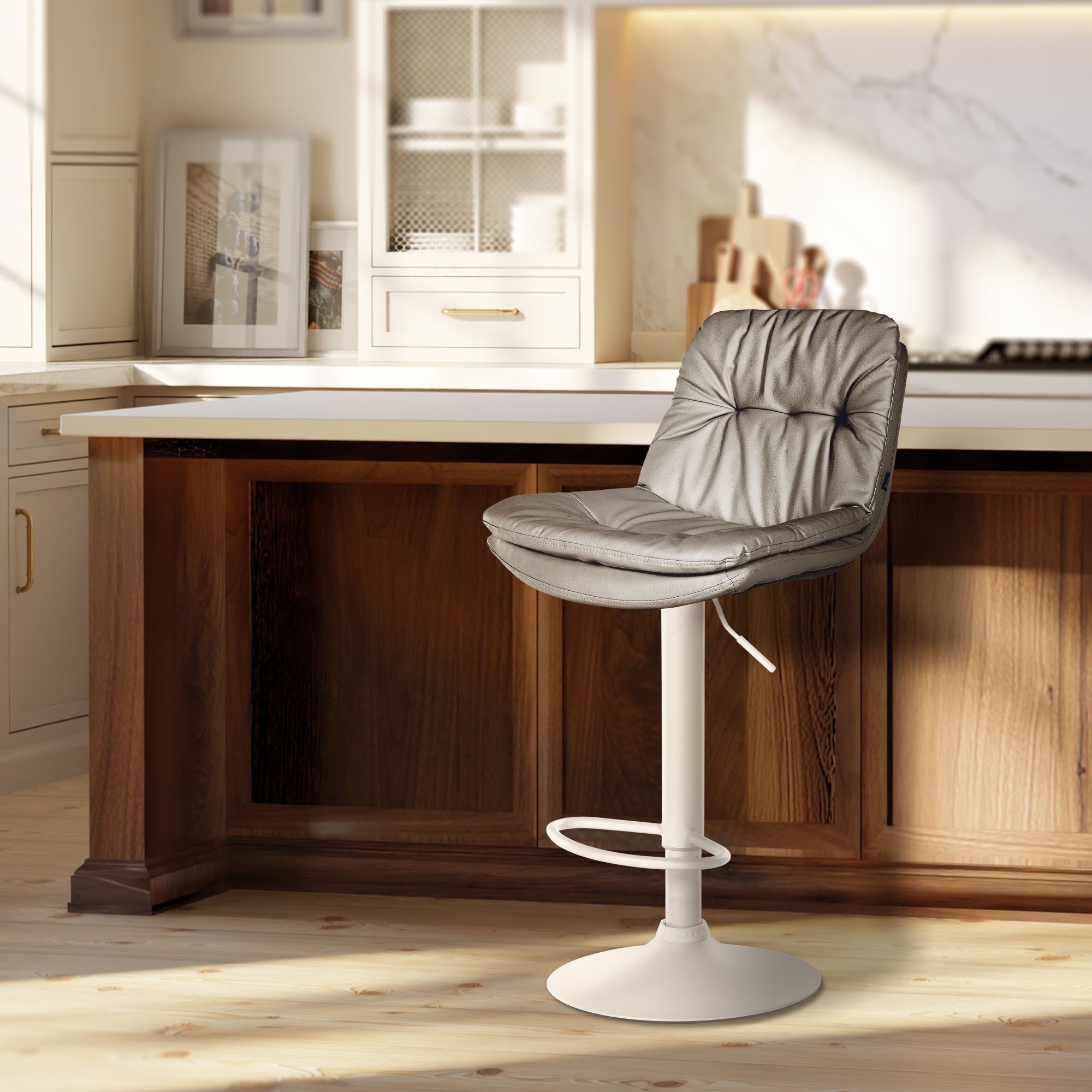 Tabouret de bar Laurel similicuir