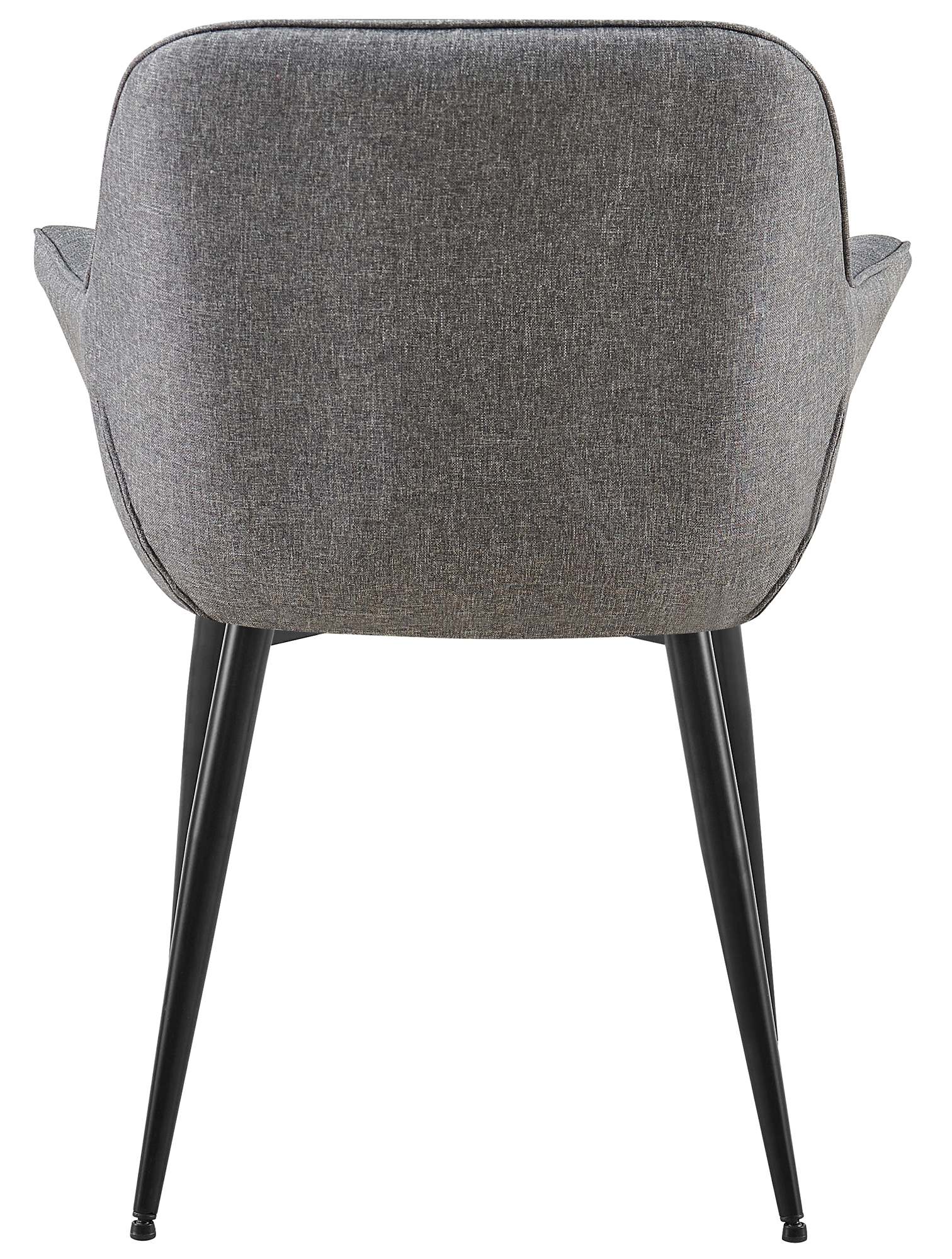 Chaise de salle à manger Roseville avec accoudoirs et pieds en métal