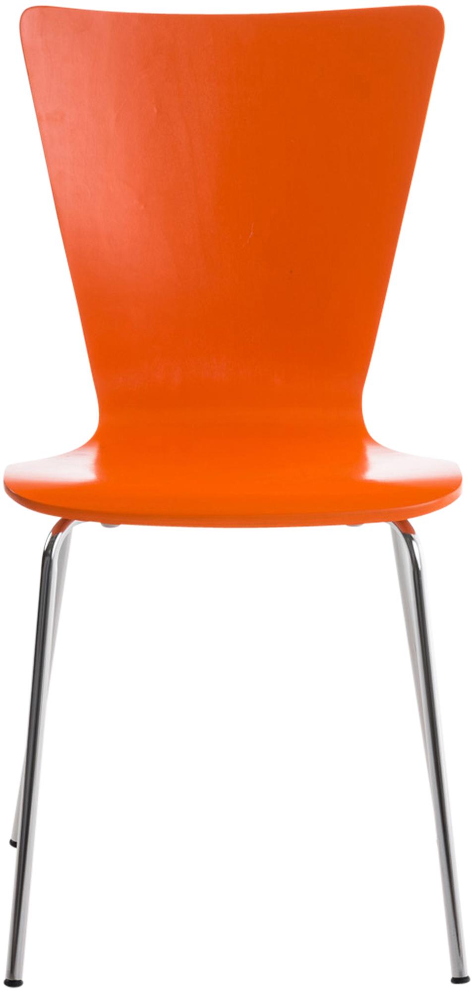 Chaise empilable Aaron Orange