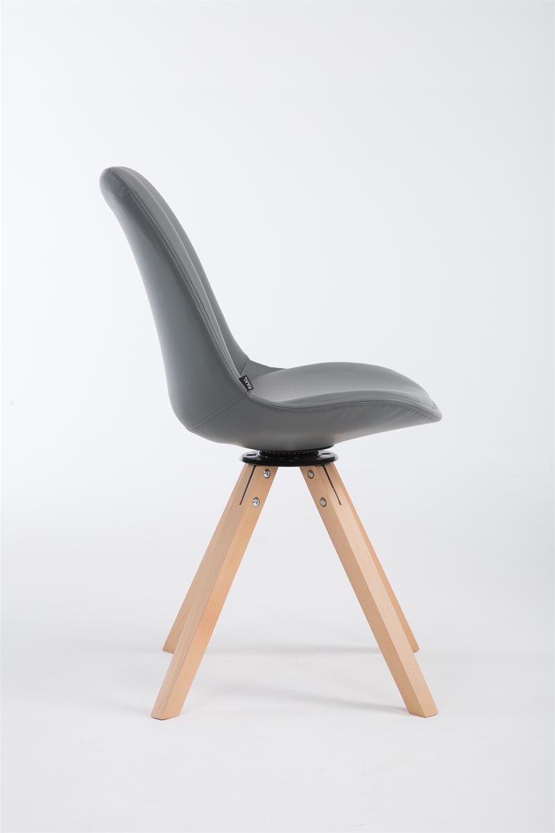 Chaise Calais pivotante pieds carrés