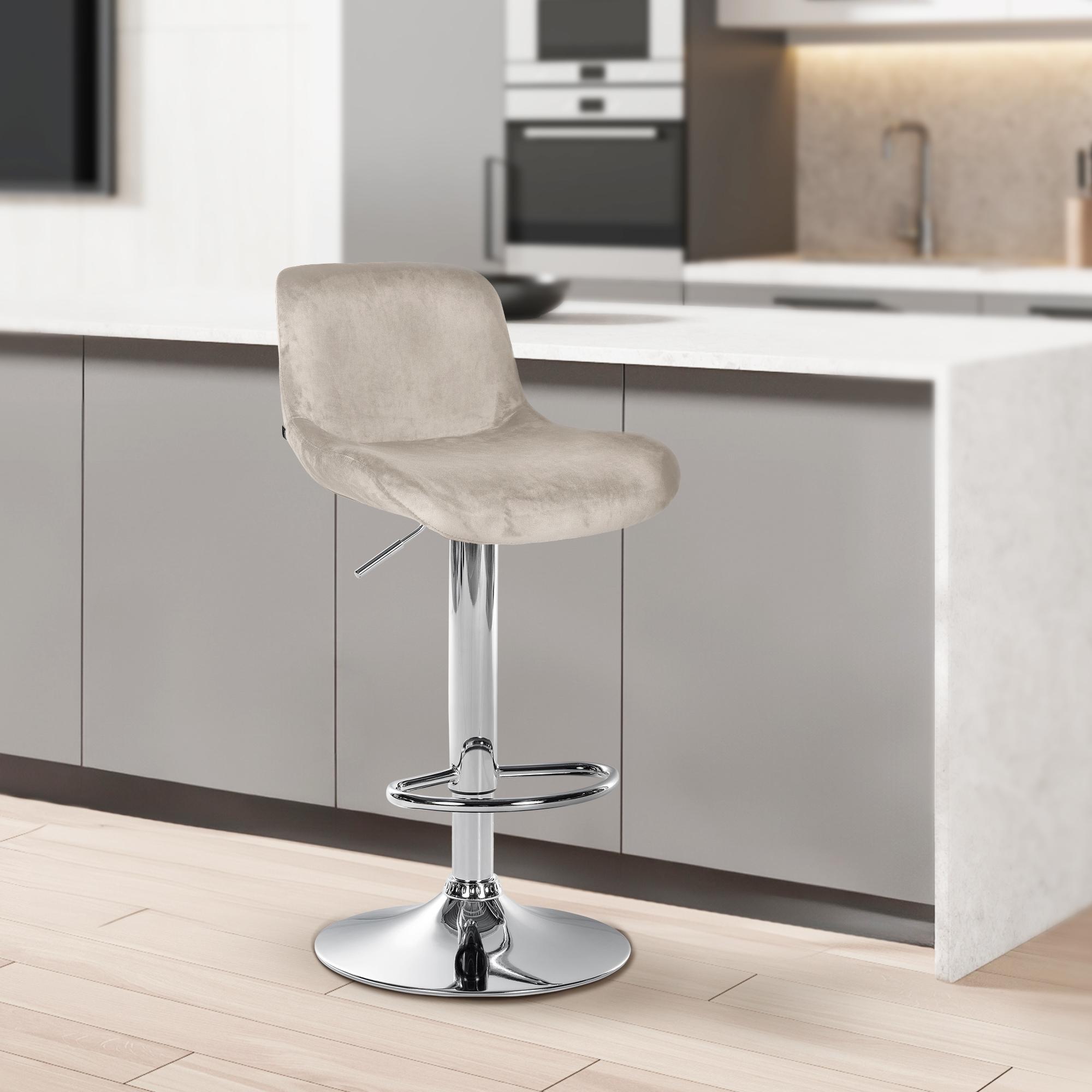 Tabouret de bar Solon Chrome