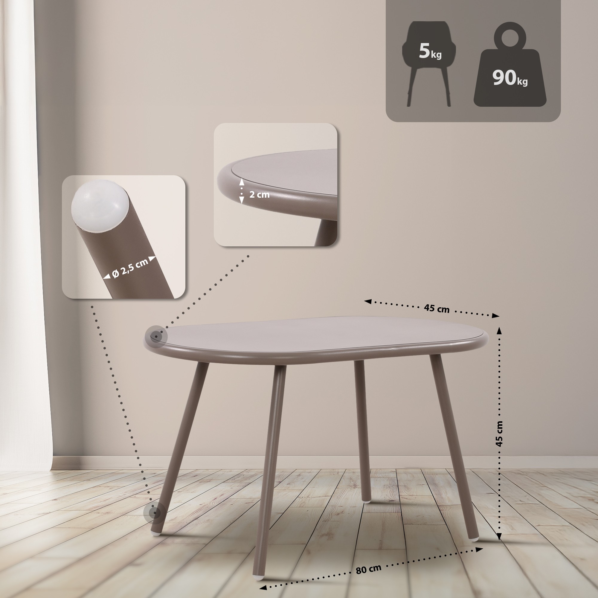 Ensemble de 4 sièges Veldin