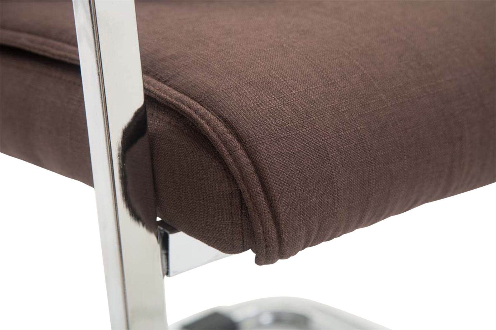 CLP Lot de 2 Chaises Cantilever XXL Anubis en Tissu avec accoudoirs