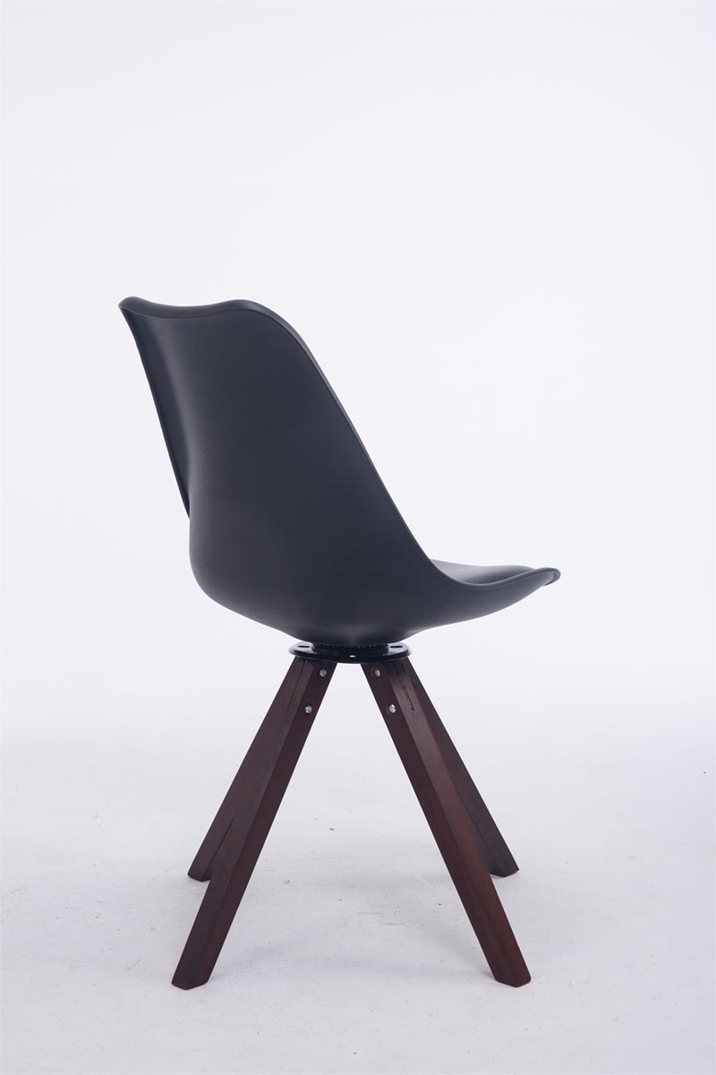 Chaise de salle à manger Troyes Pivotante Piétement en Forme Carrée