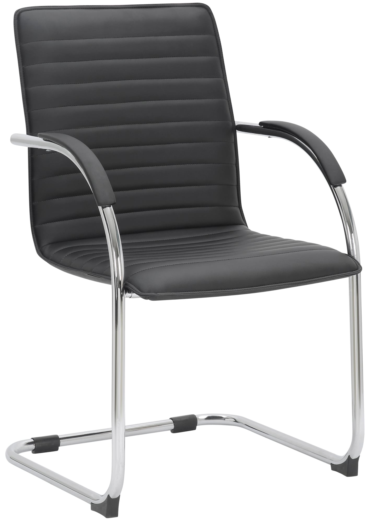 Lot de 2 chaises visiteurs Tira similicuir