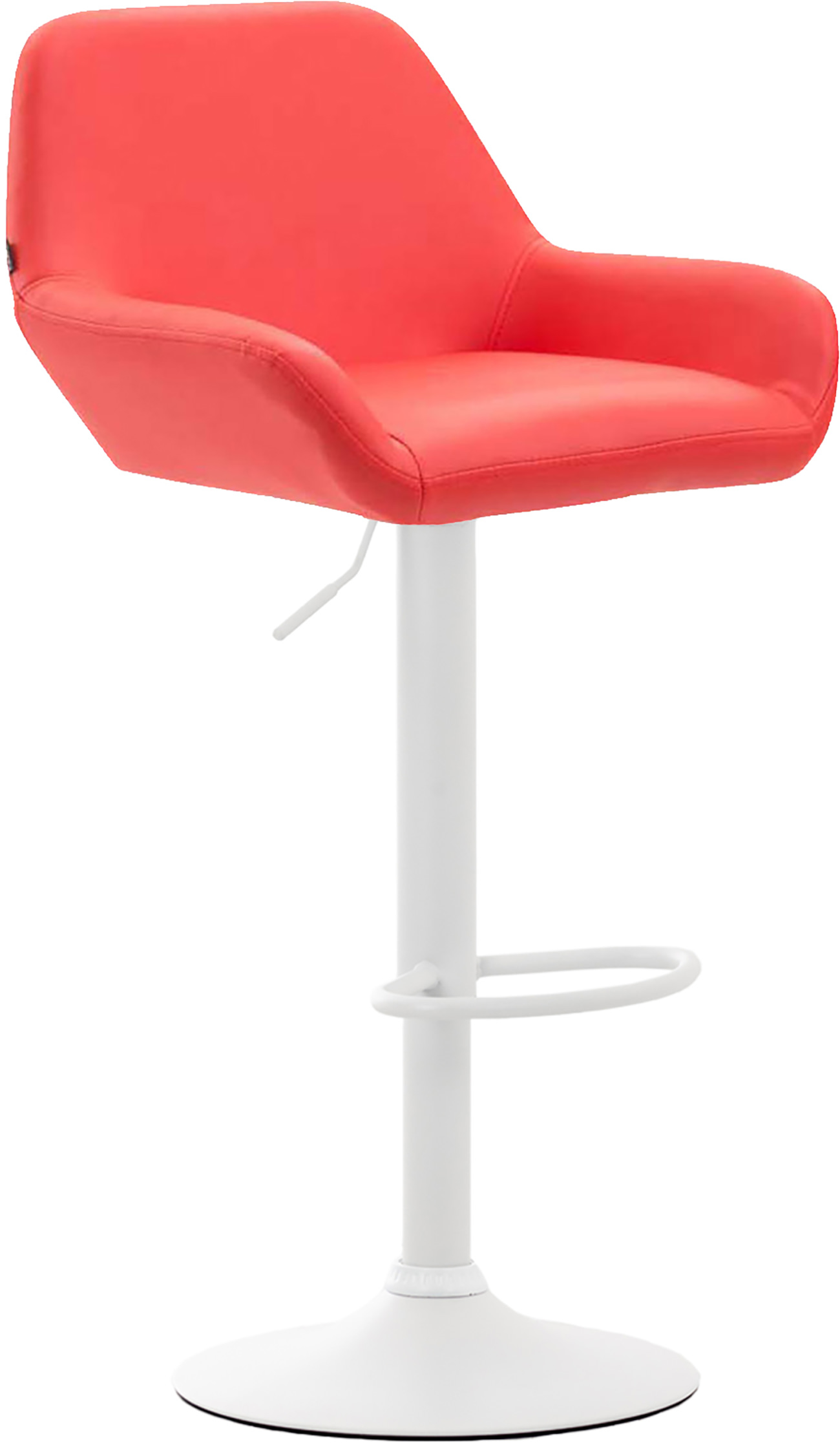 Lot de 2 tabourets de bar Braga en Similicuir