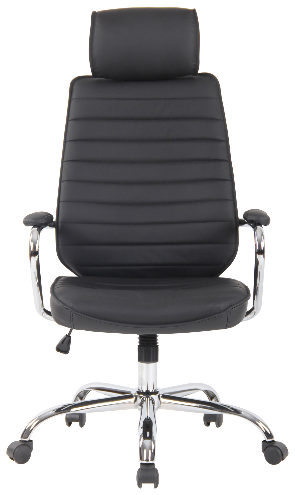 Fauteuil de bureau  Rako en véritable cuir ajustable et pivotant
