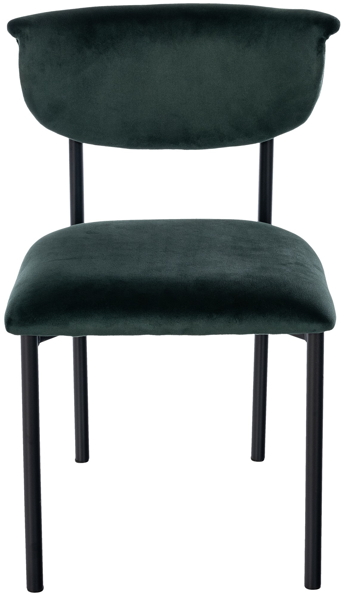 Chaise de salle à manger Gambell en Velours