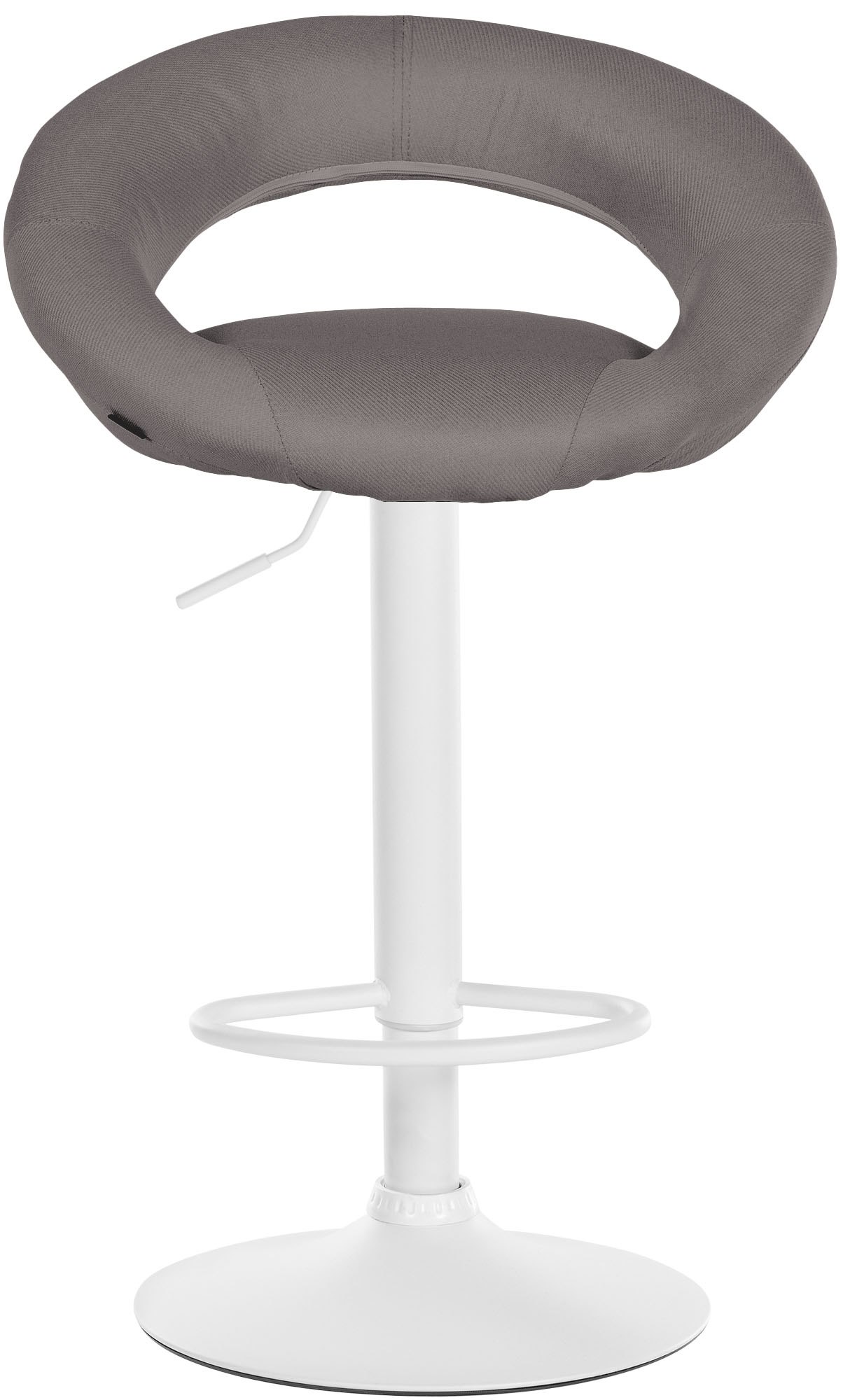 Lot de 2 tabourets de bar Olinda tissu