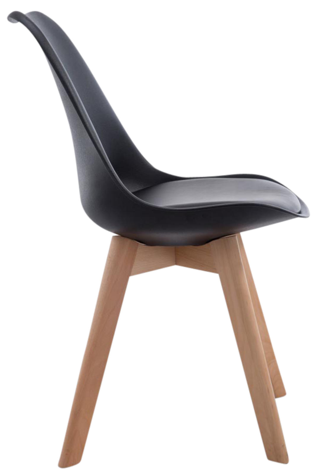 Lot de 4 chaises de salle à manger Borneo V2 en similicuir