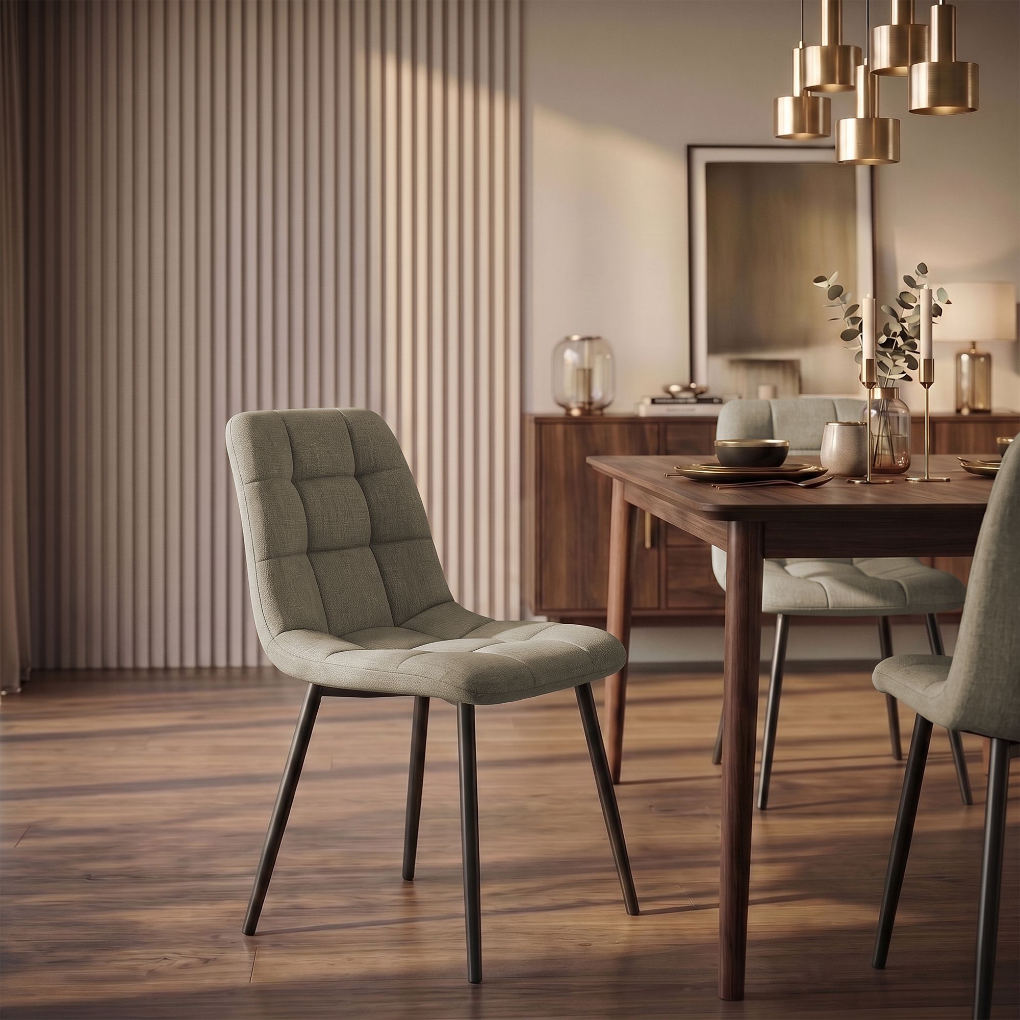 Lot de 2 chaises de salle à manger Tilde