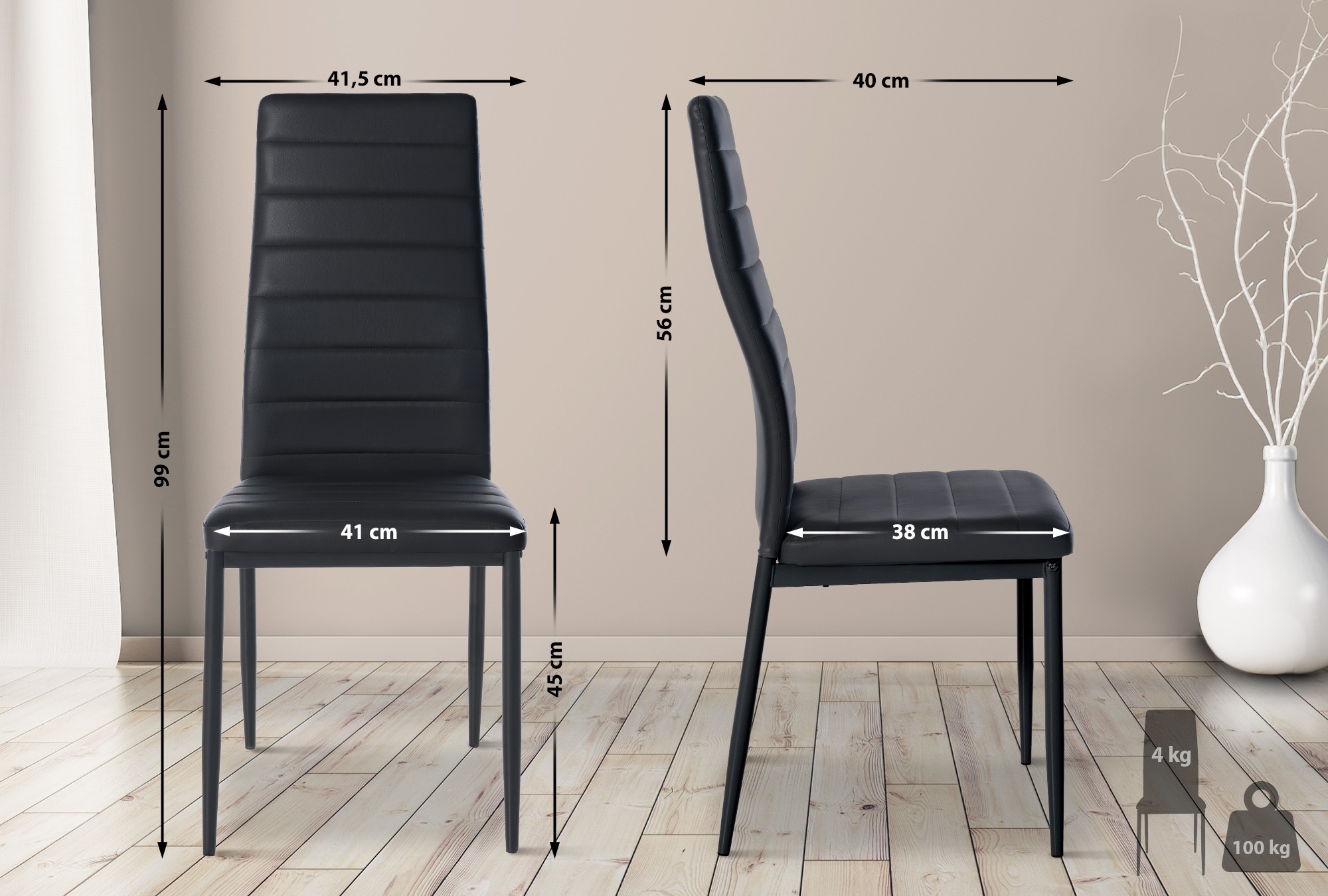 Chaise de salle à manger Mayfair