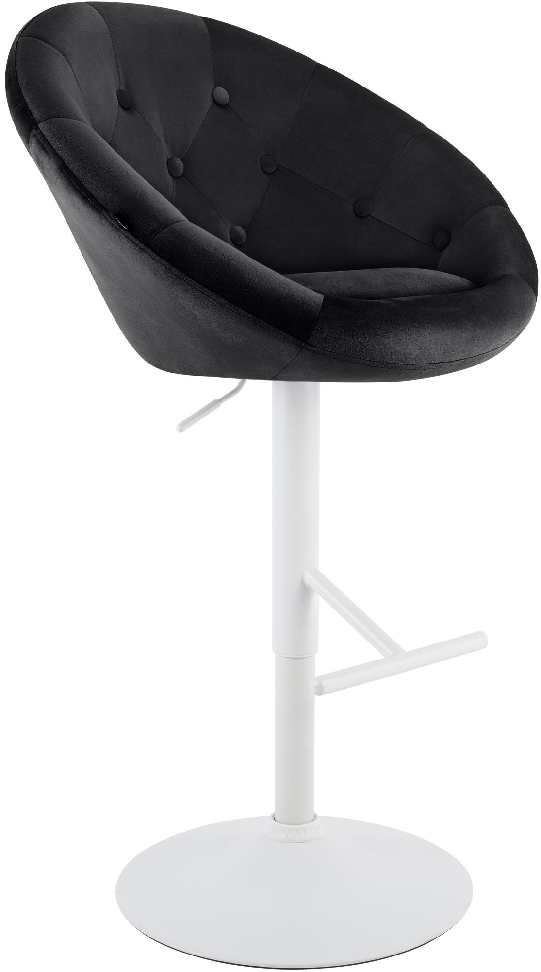 Tabouret de bar London en velours