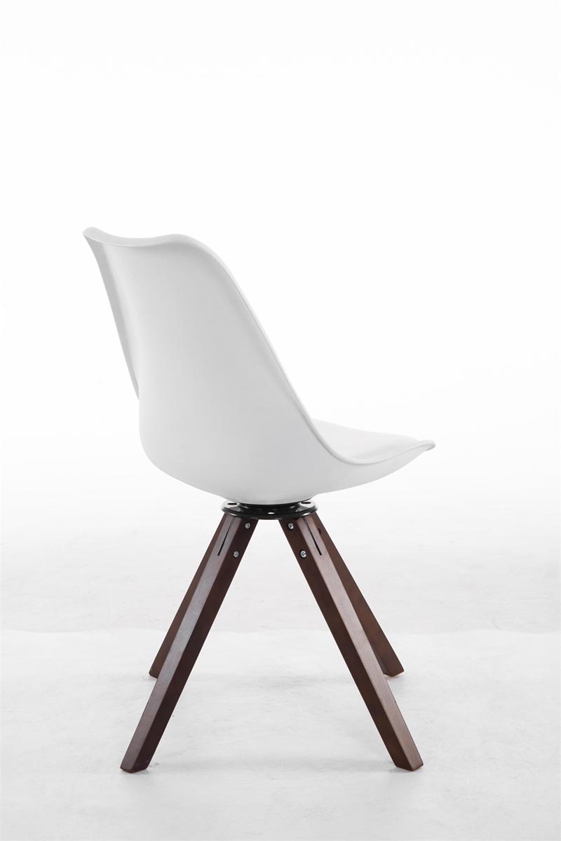 Chaise de salle à manger Troyes Pivotante Piétement en Forme Carrée