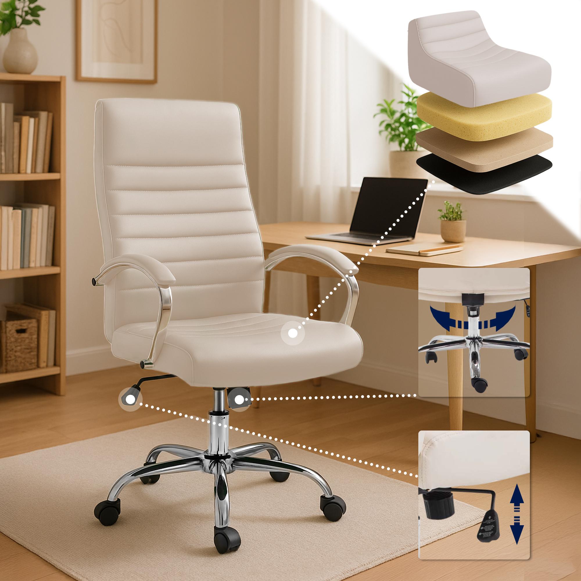 Fauteuil de bureau XL Valais similicuir