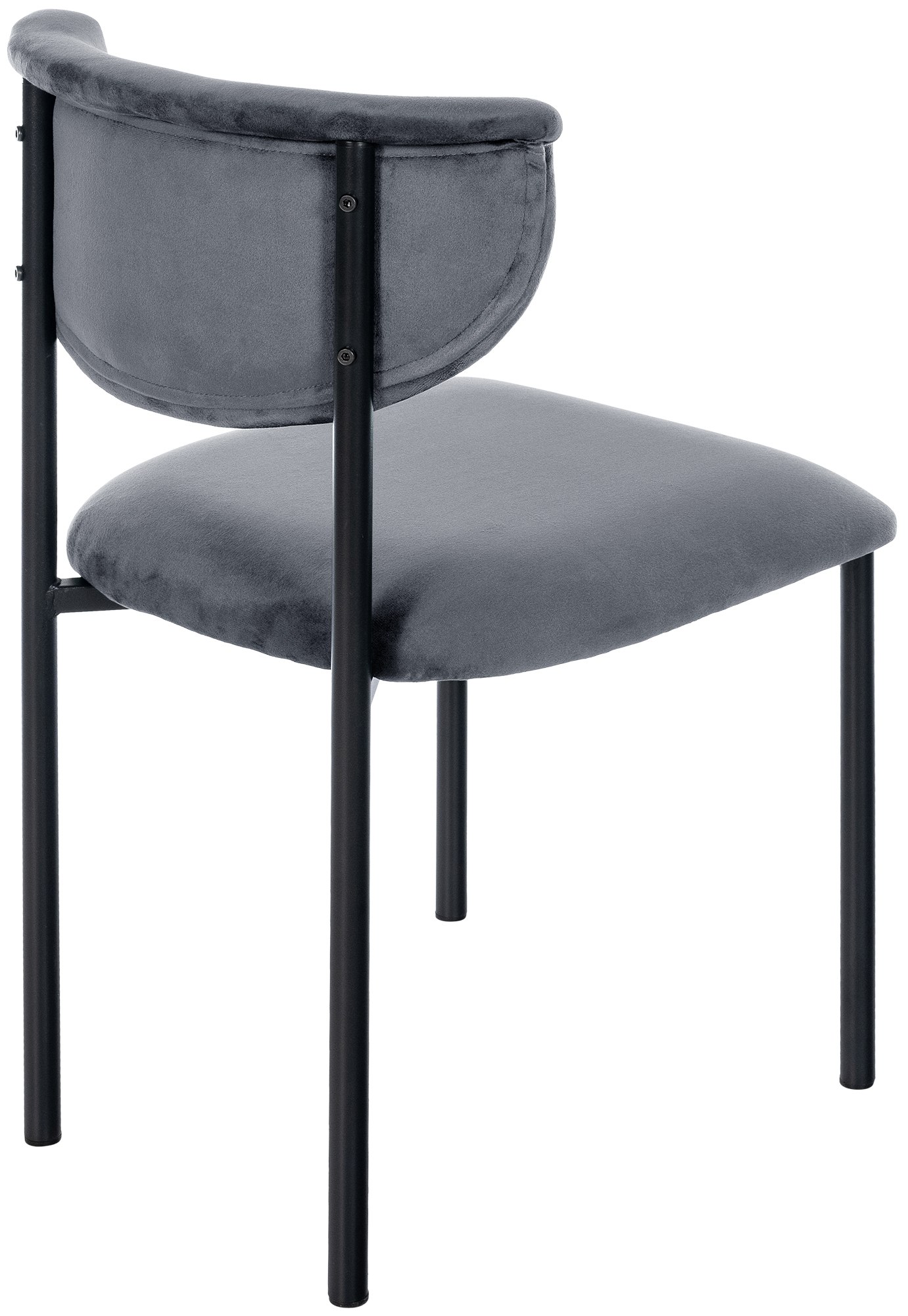 Chaise de salle à manger Gambell en Velours