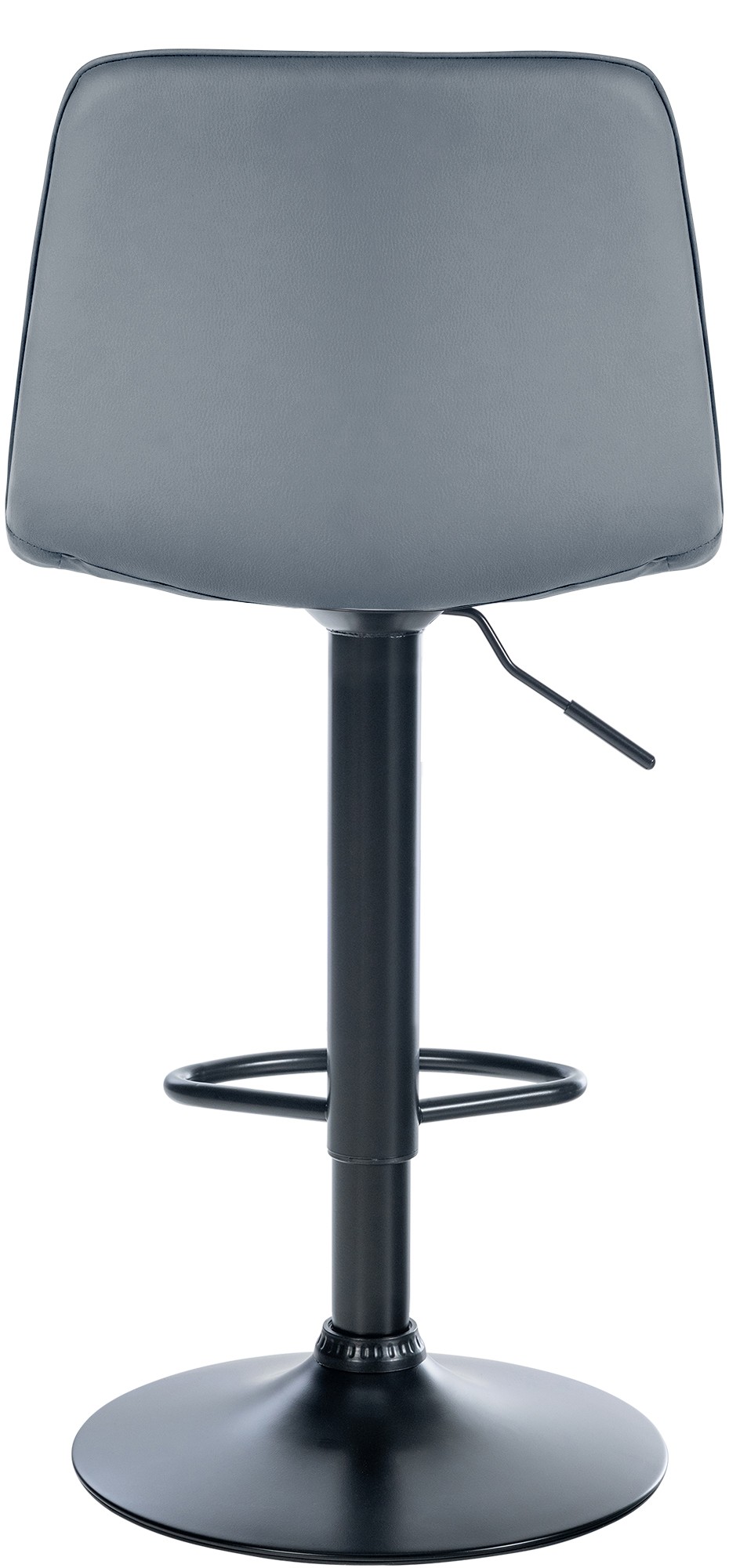 Tabouret de bar Lex en Similicuir Pied trompette en Métal