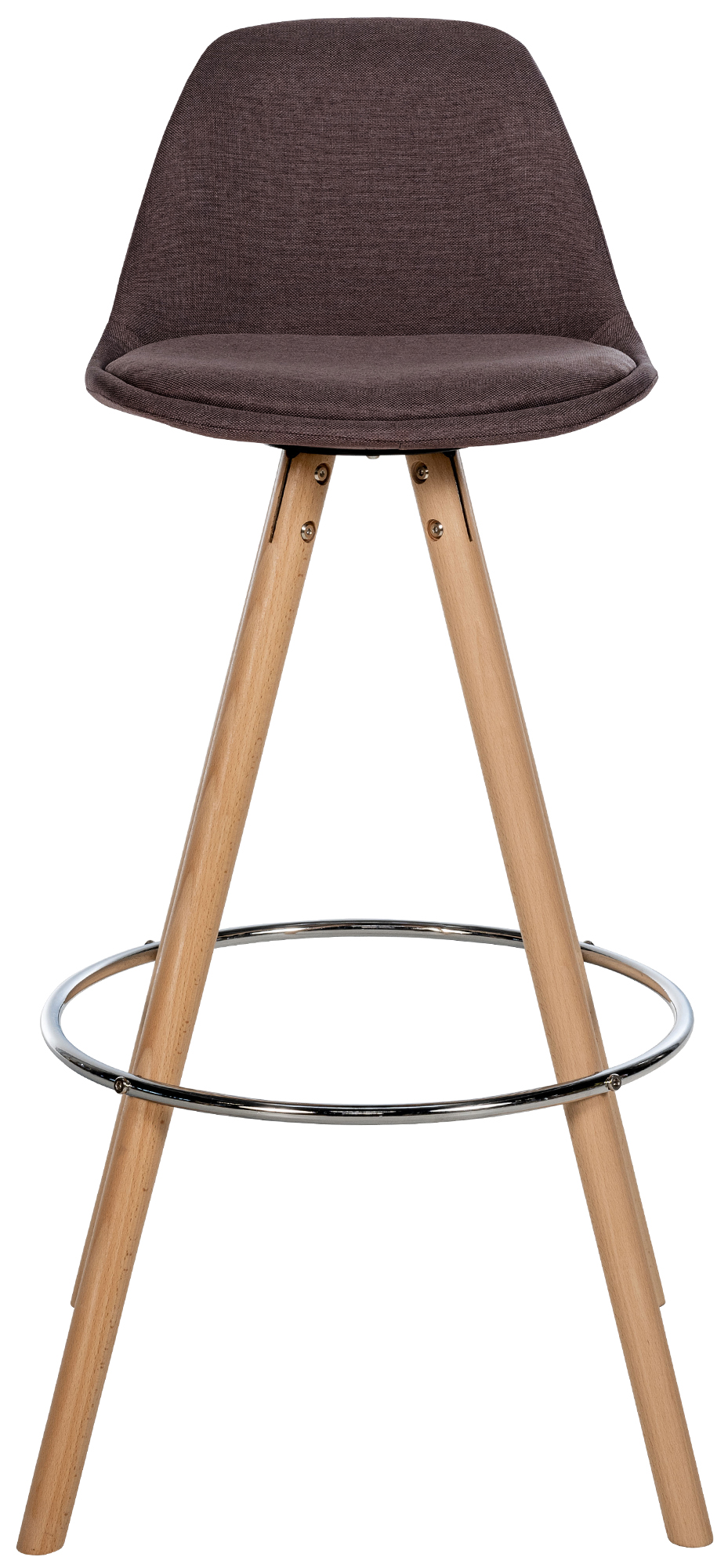 Tabouret de bar Corbin Tissu Rond