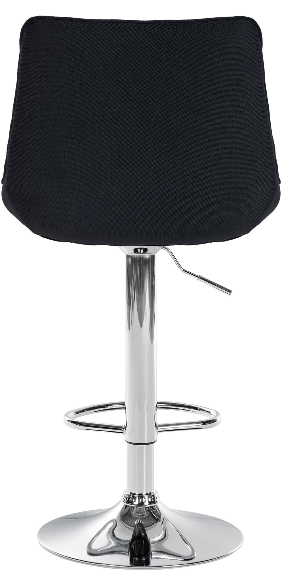 Tabouret de bar Toni en Tissu Pied trompette en Métal