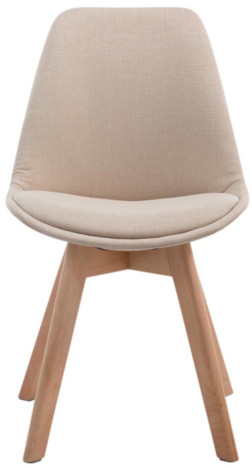 Lot de 4 chaises de salle à manger Borneo V2 en Tissu