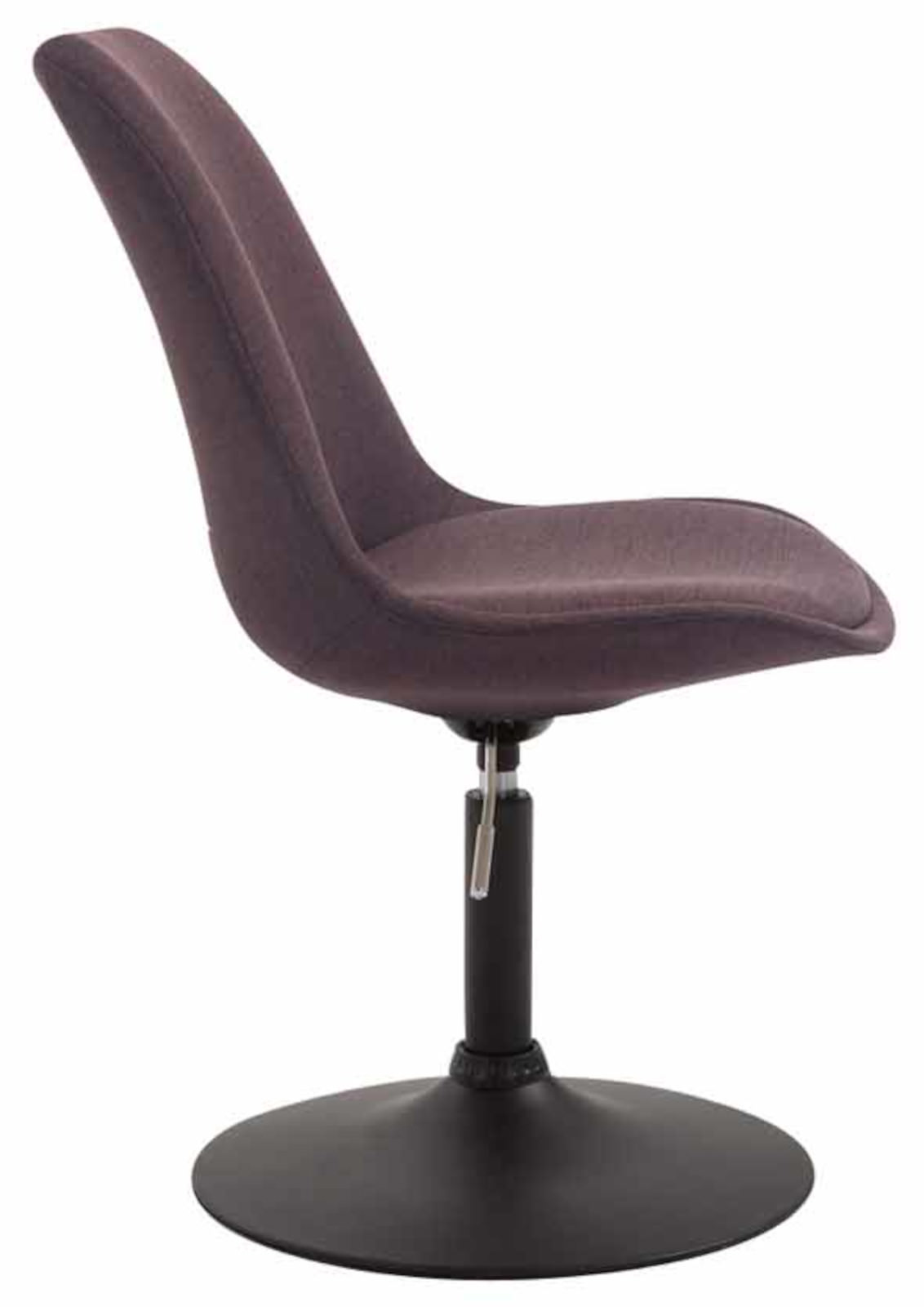 Lot de 4 Chaises de salle à manger Maverick tissu avec pied trompette