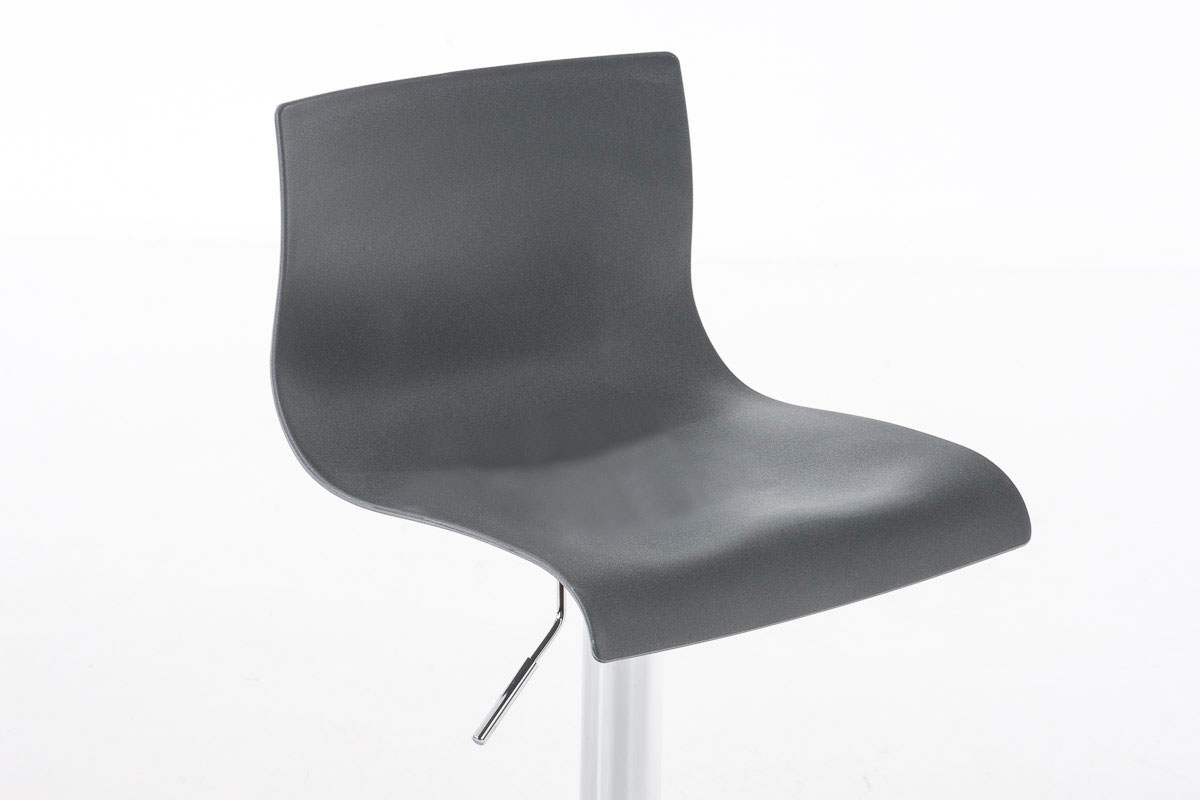 Lot de 2 tabouret de bar Hover Assise Plastique et Piètement Métal chromé
