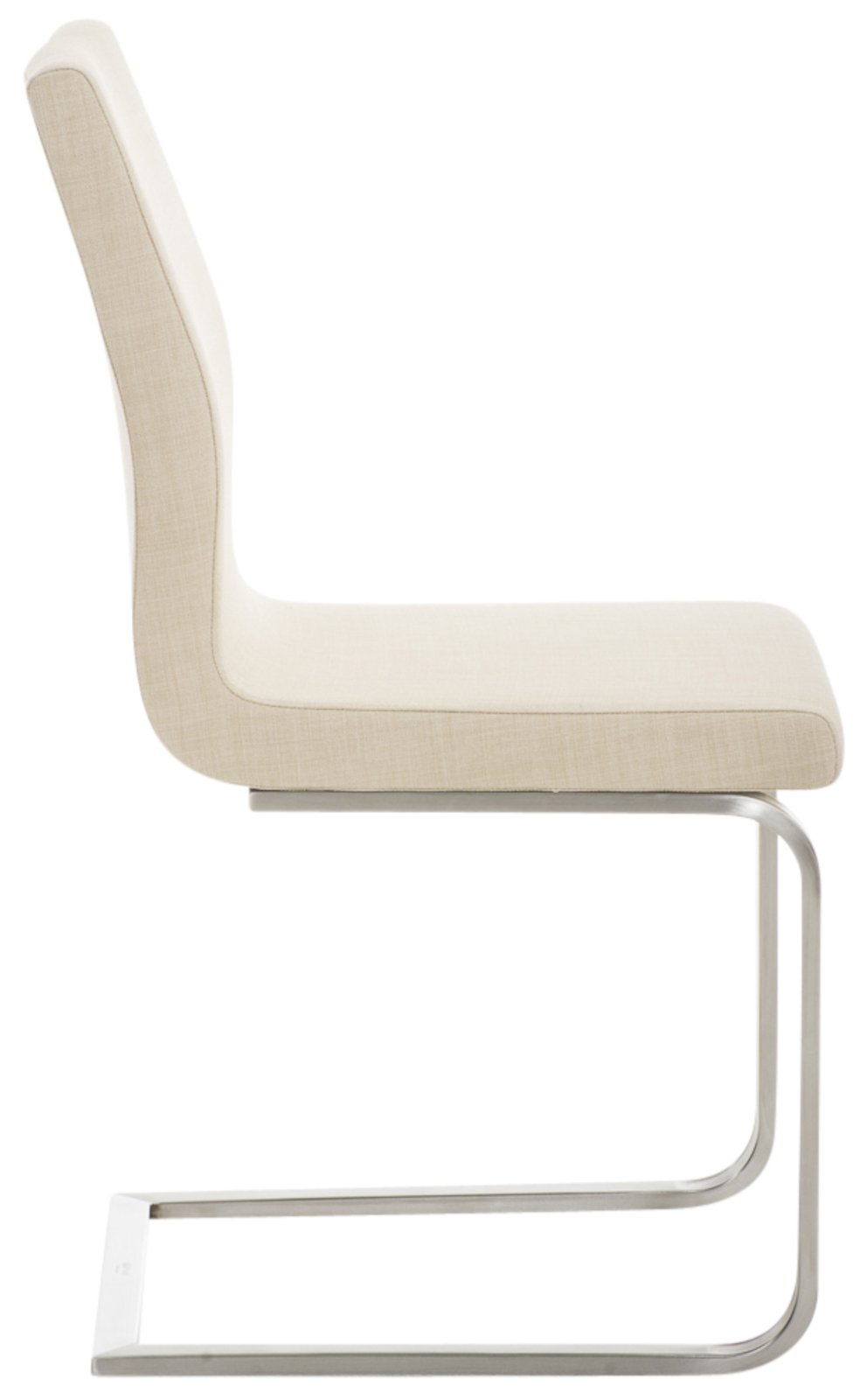 Lot de 2 chaises de salle a manger Belfort en tissu