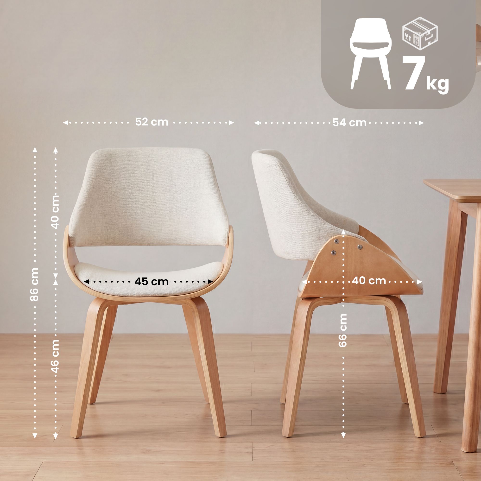 Chaise de salle a manger Vangale - Design et confort