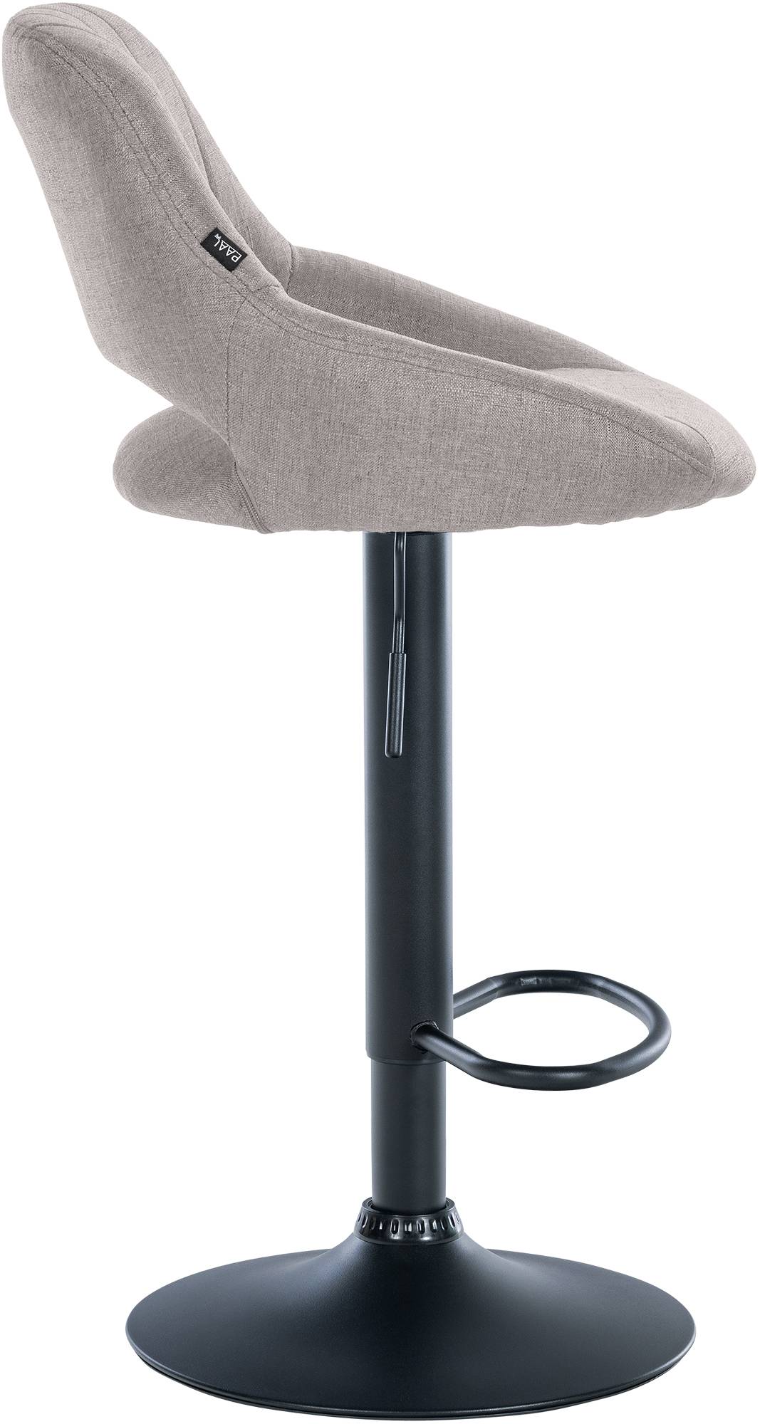 Lot de 2 tabourets de bar Milet en tissu