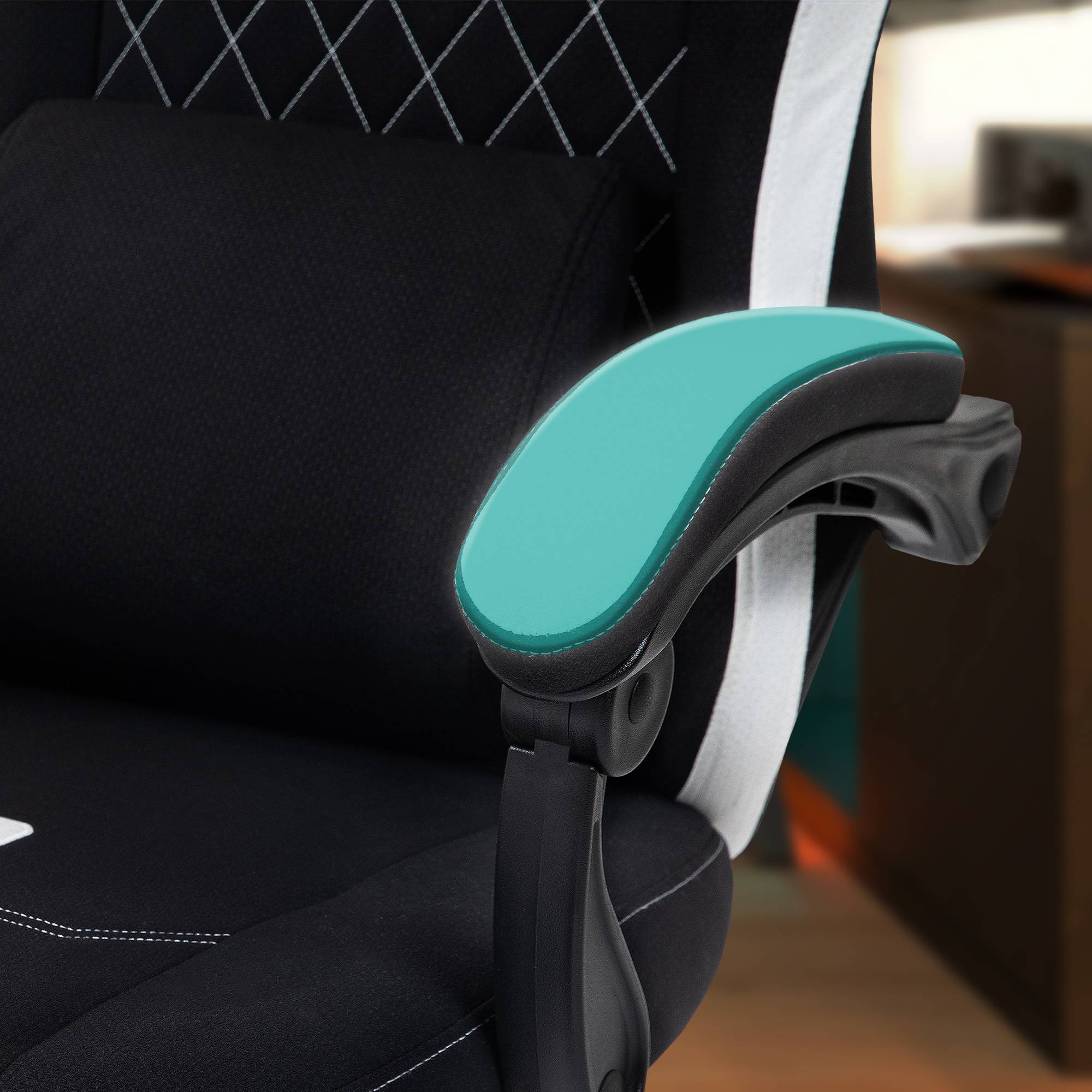 Chaise de bureau Miltona tissu