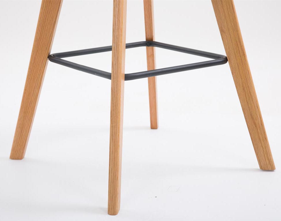 Lot de 2 tabourets de bar Metz en tissu
