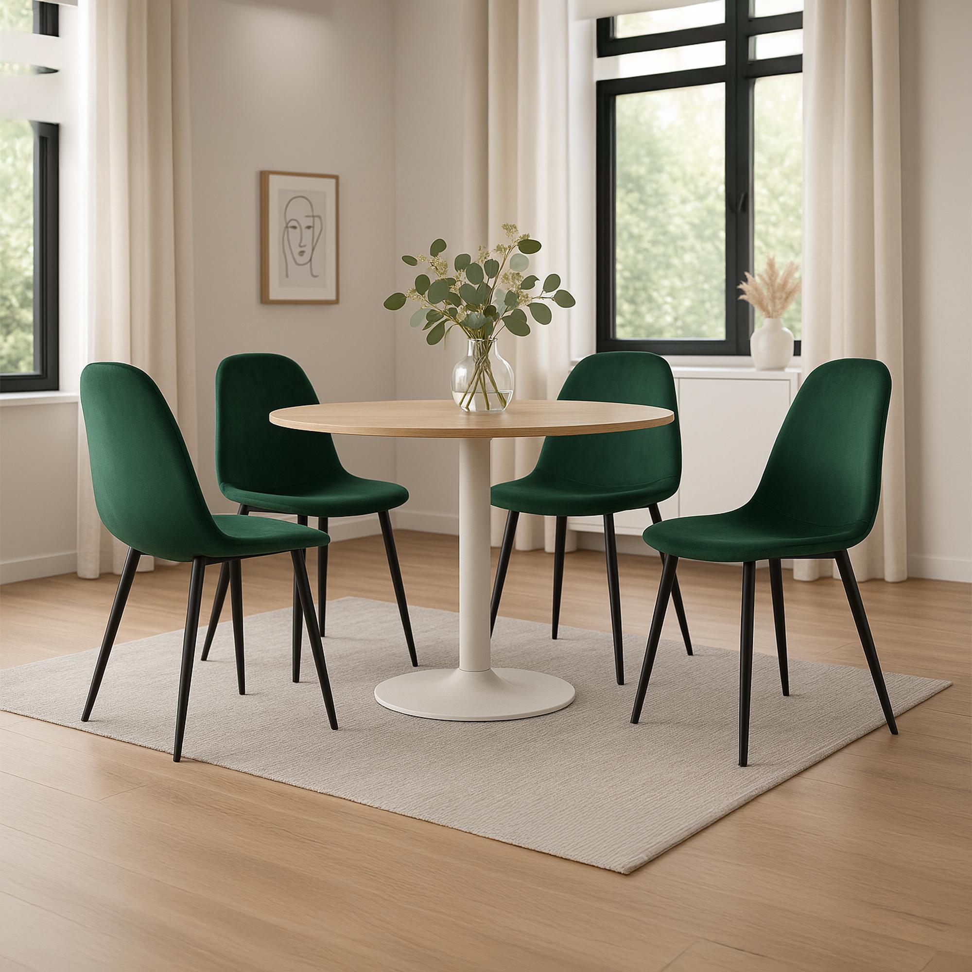 Set de 4 chaises de salle à manger Napier