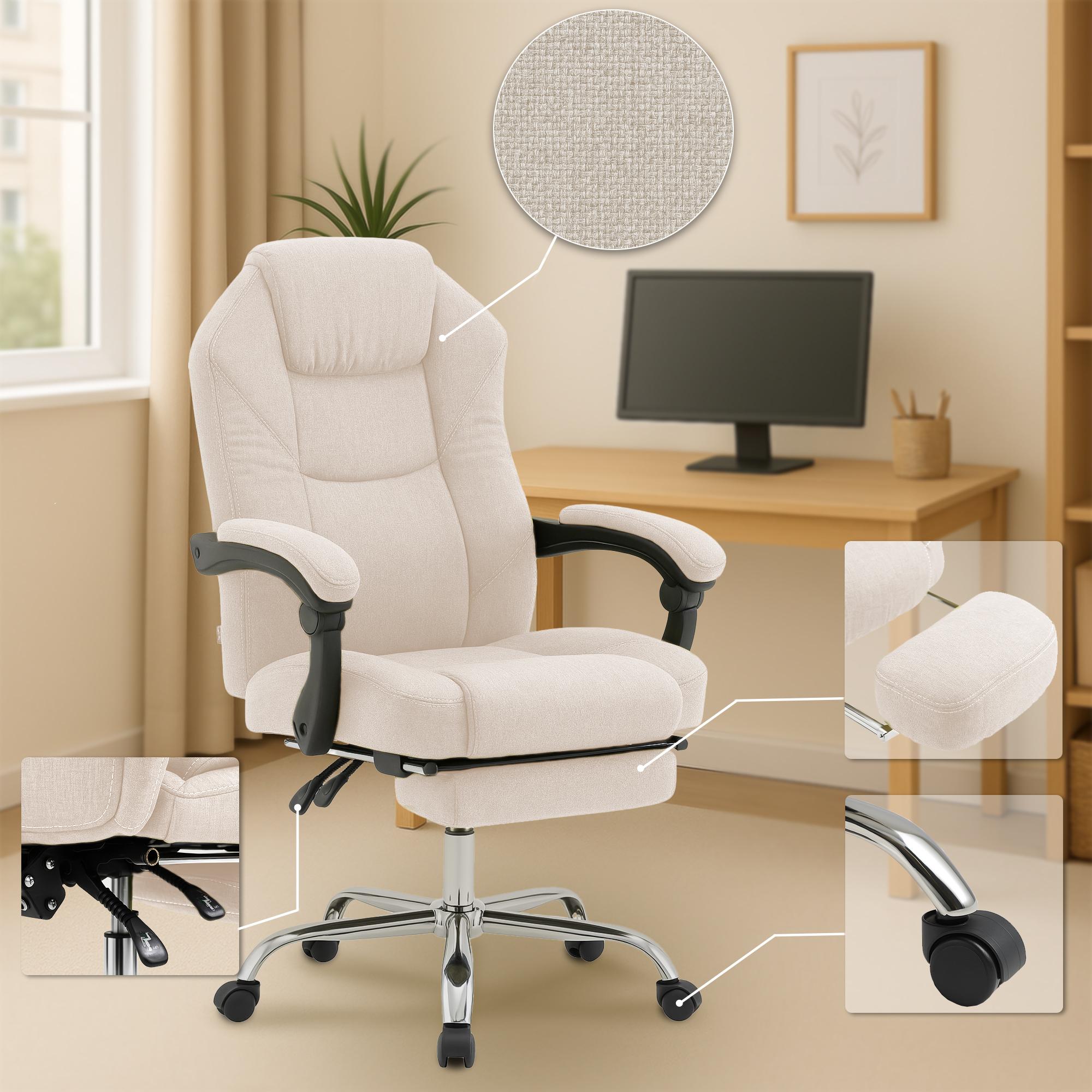 Chaise de bureau Castle Tissu
