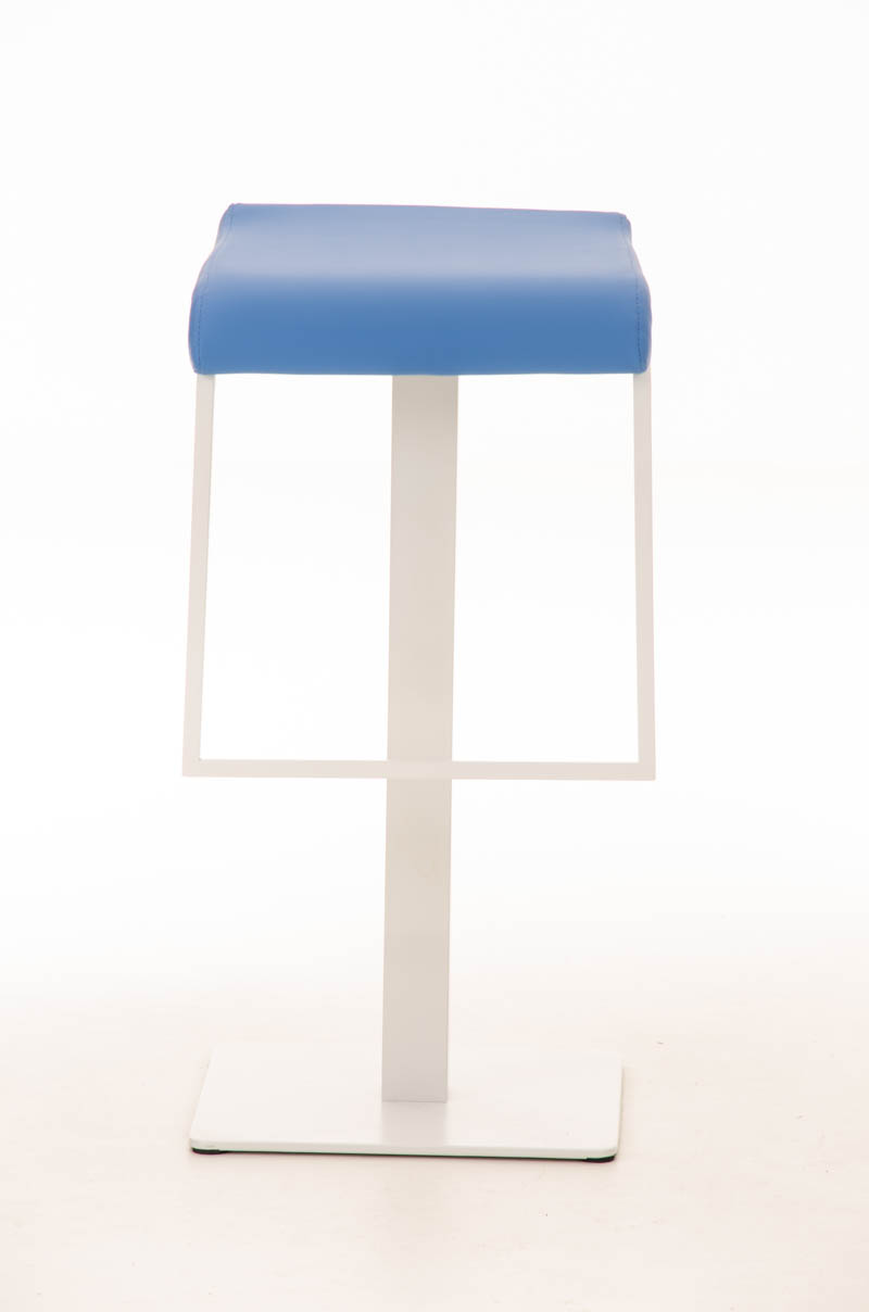 Tabouret de bar Lameng W78 en Similicuir pied en métal