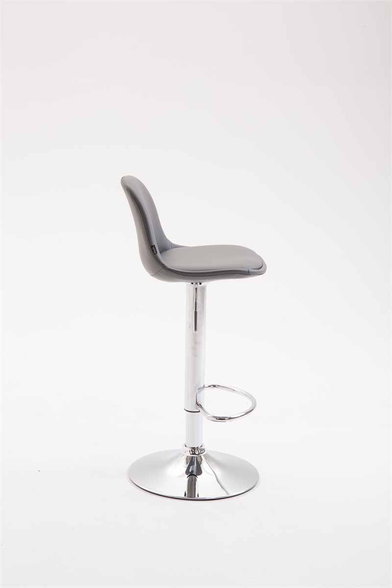 Tabouret de bar  Kiel assise et dossier rembourrés similicuir
