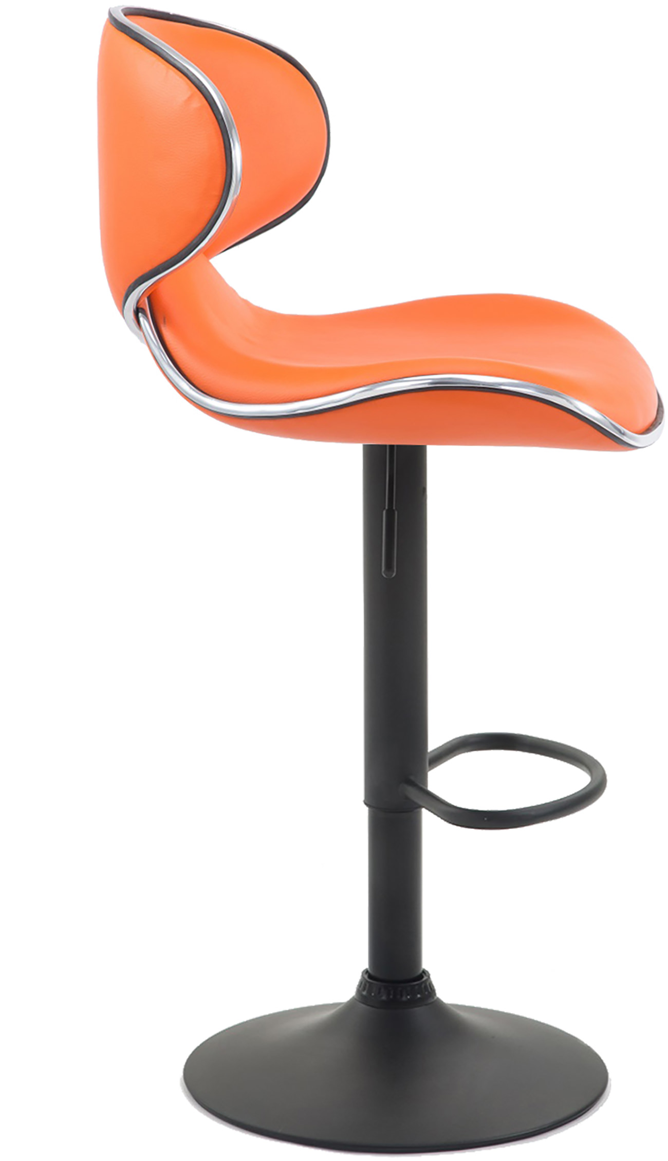 Tabouret de bar Las Vegas V2 similicuir avec pied en métal