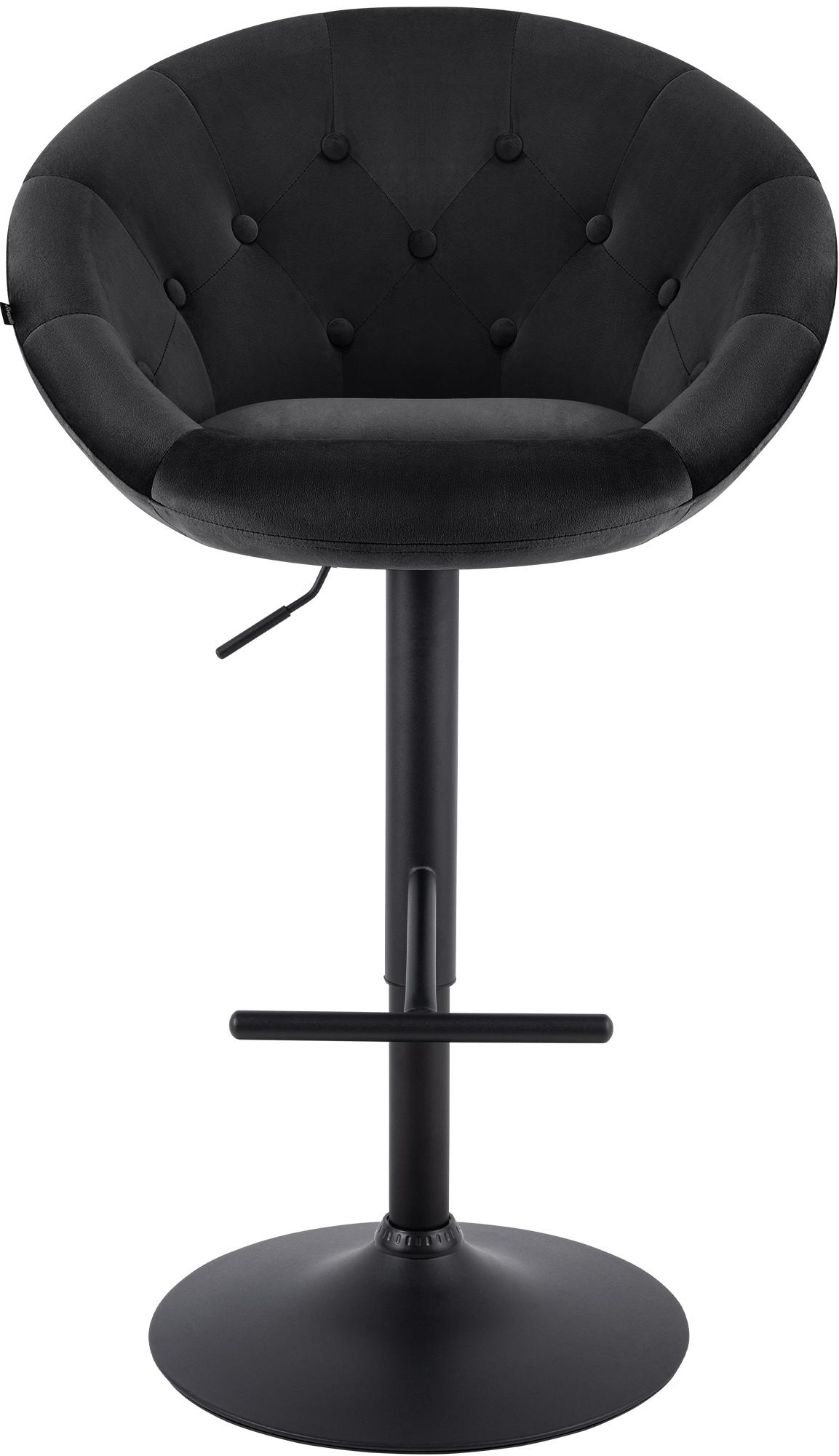 Tabouret de bar London en velours