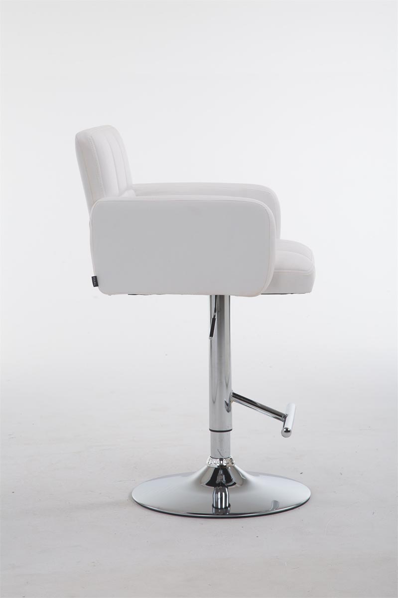 Tabouret de bar Los Angeles similicuir avec pied en métal