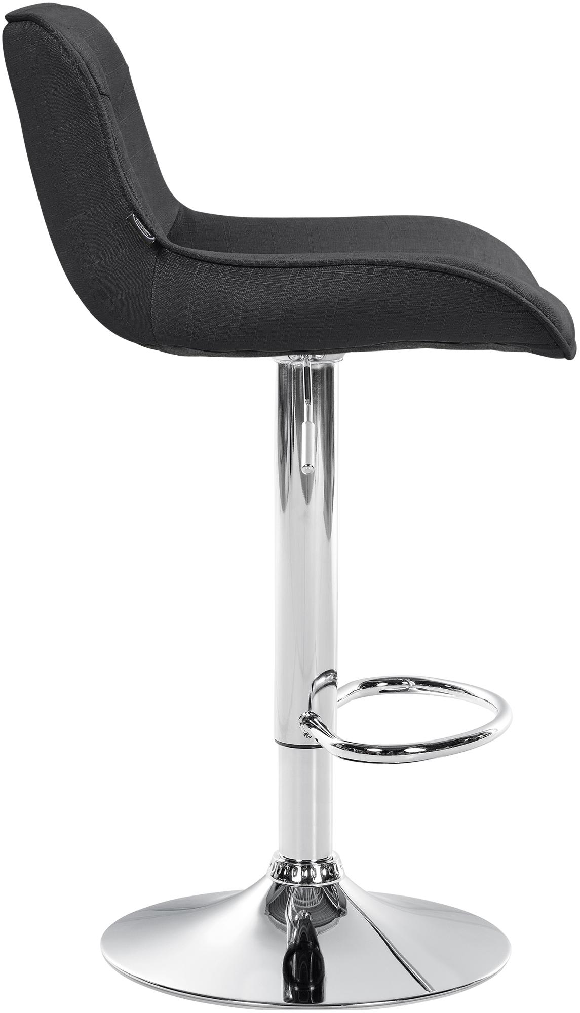 Lot de 2 tabourets de bar Vonore tissu