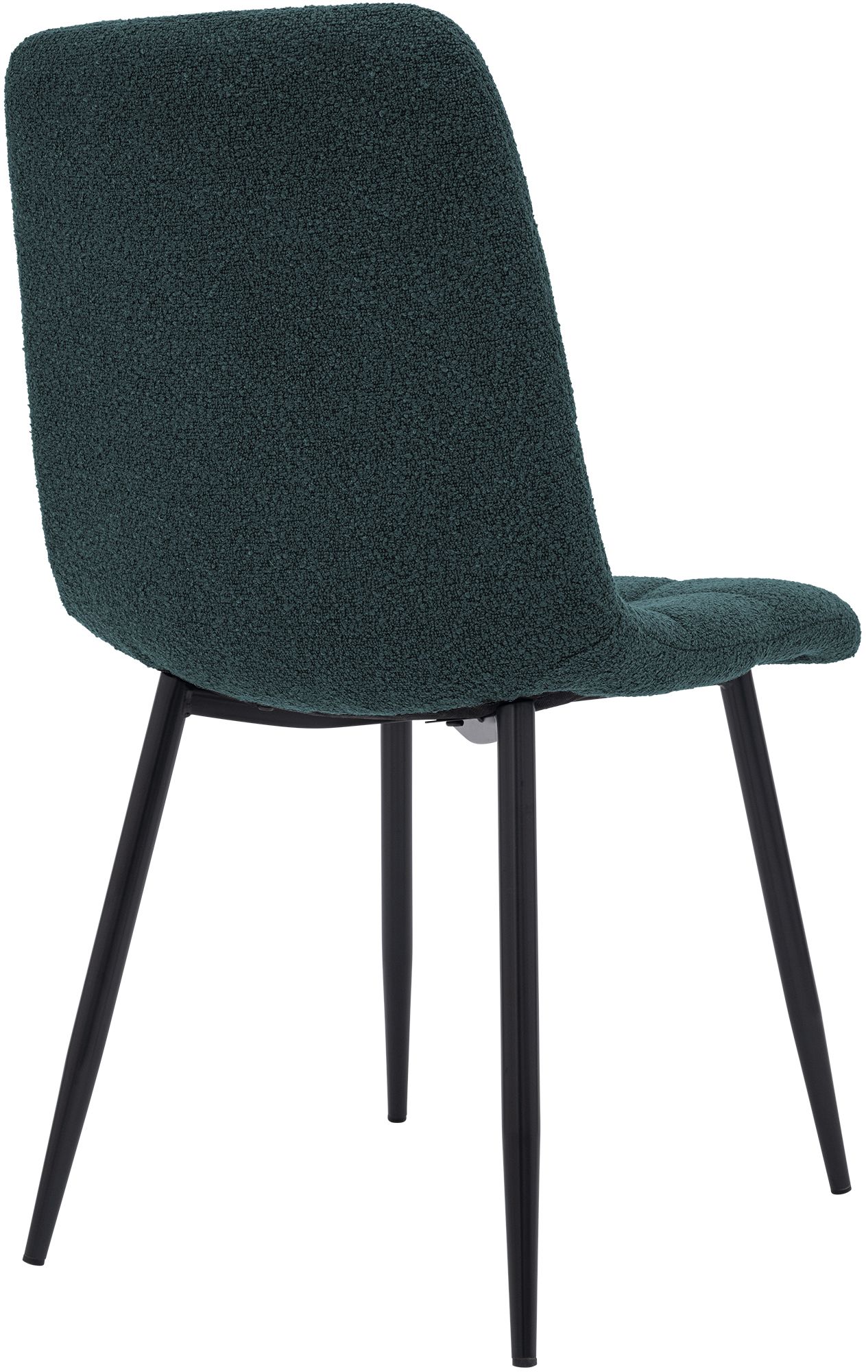 Chaise de salle a manger Antibes en tissu teddy