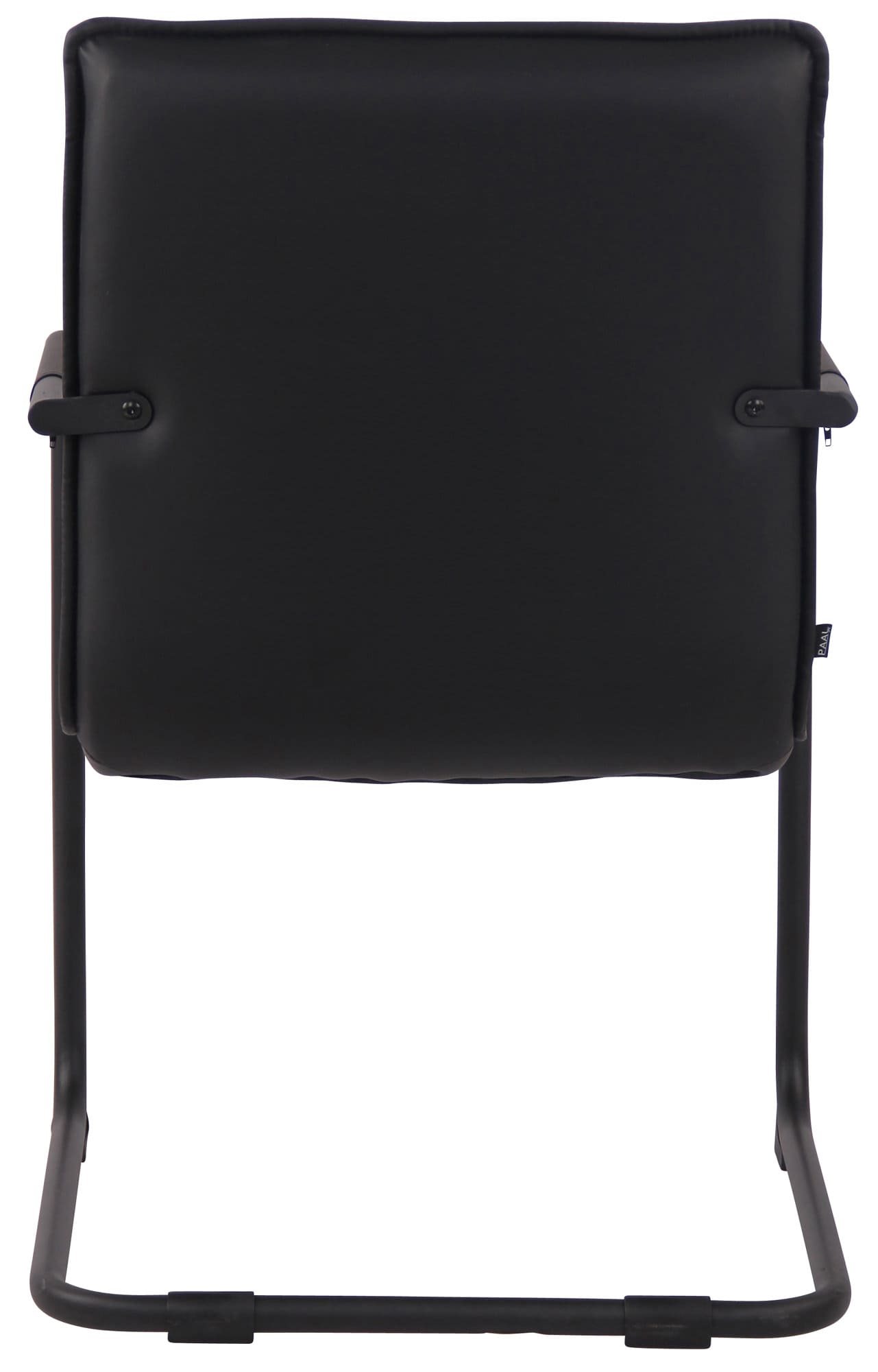Lot de 2 Chaises Cantilever Gandia en Similicuir et pieds en Métal
